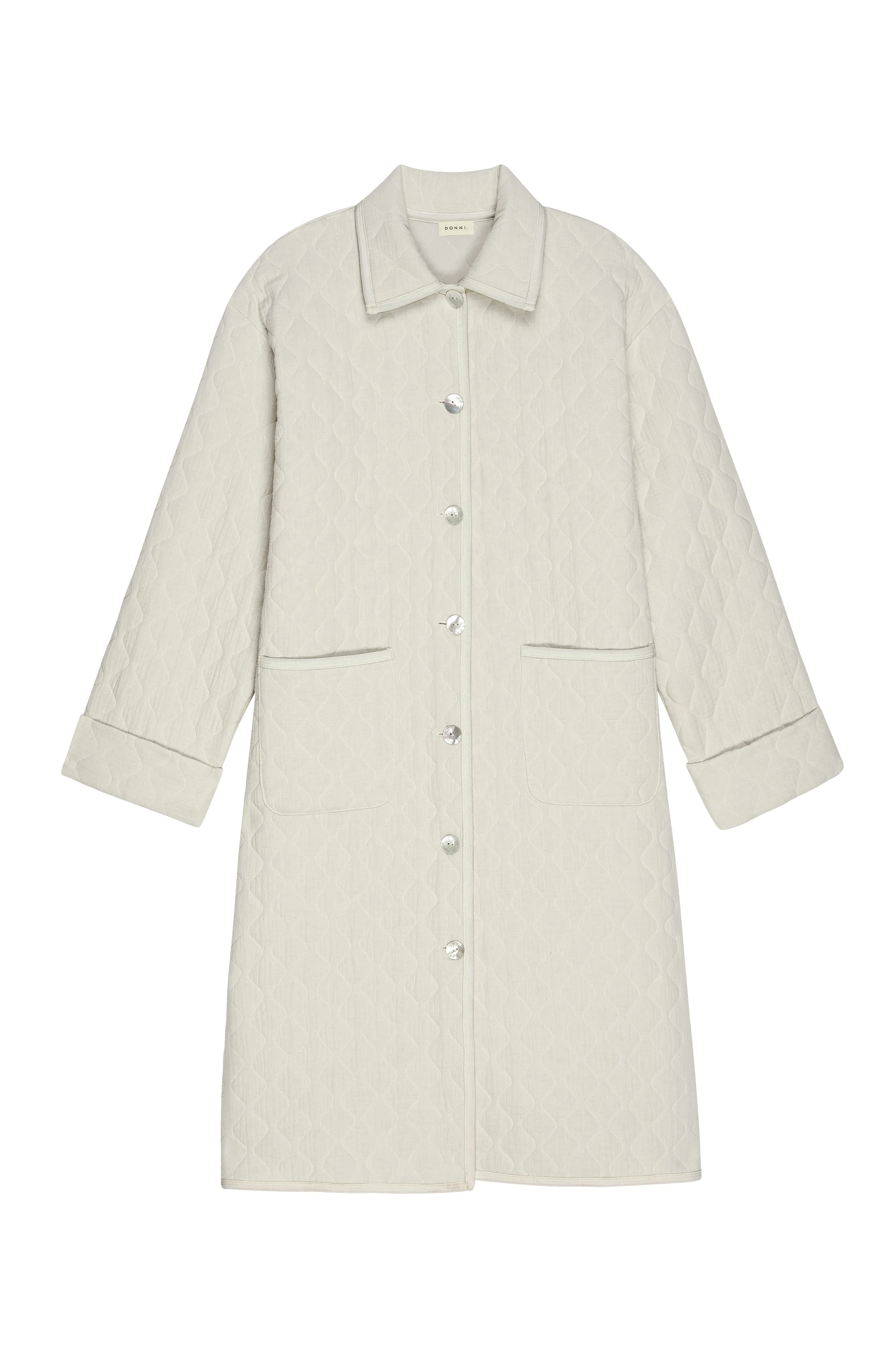 The Quilted Coat sold by DONNI. product image thumbnail 2