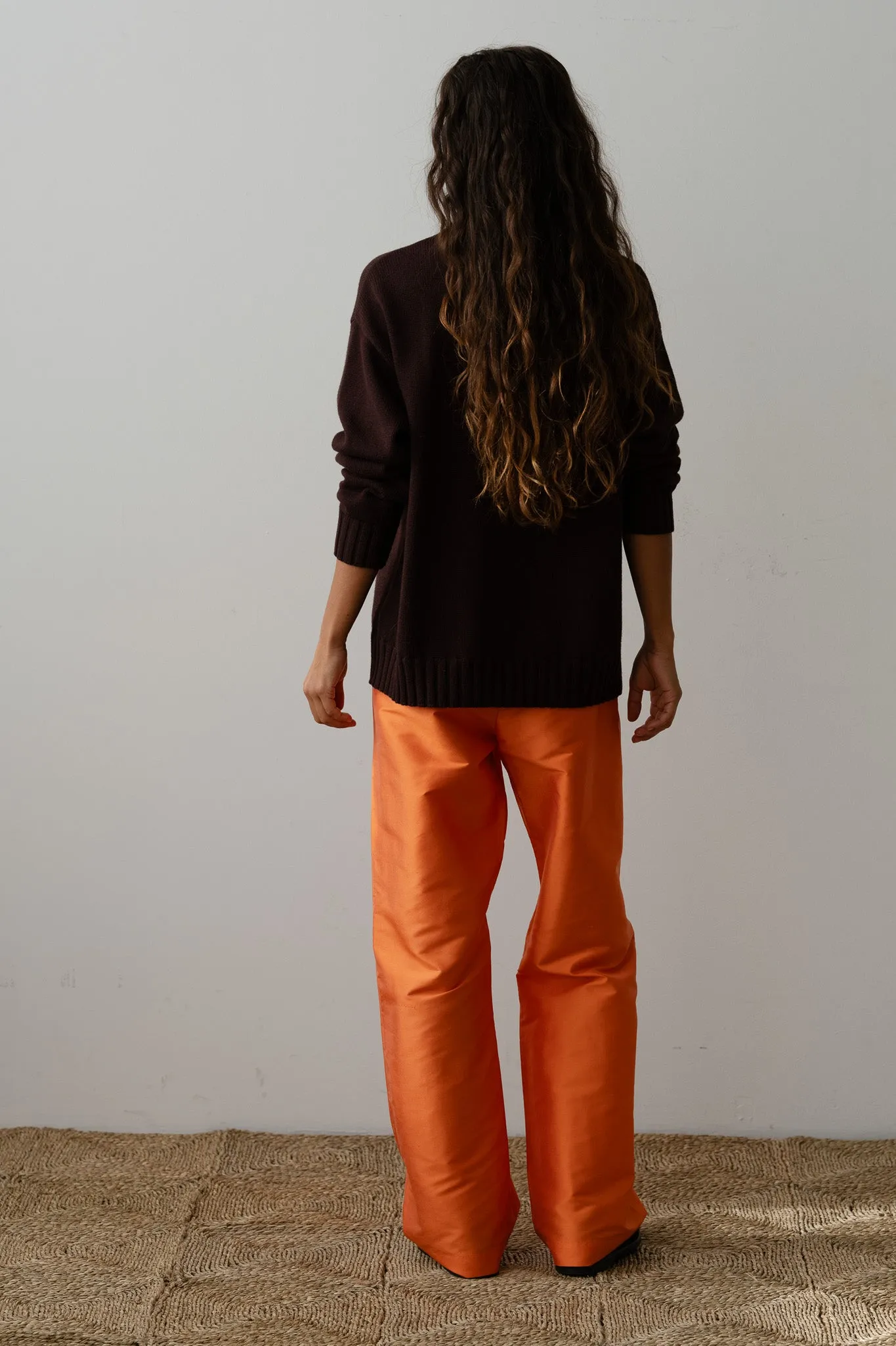 The Taffeta Simple Pant sold by DONNI. product image thumbnail 5