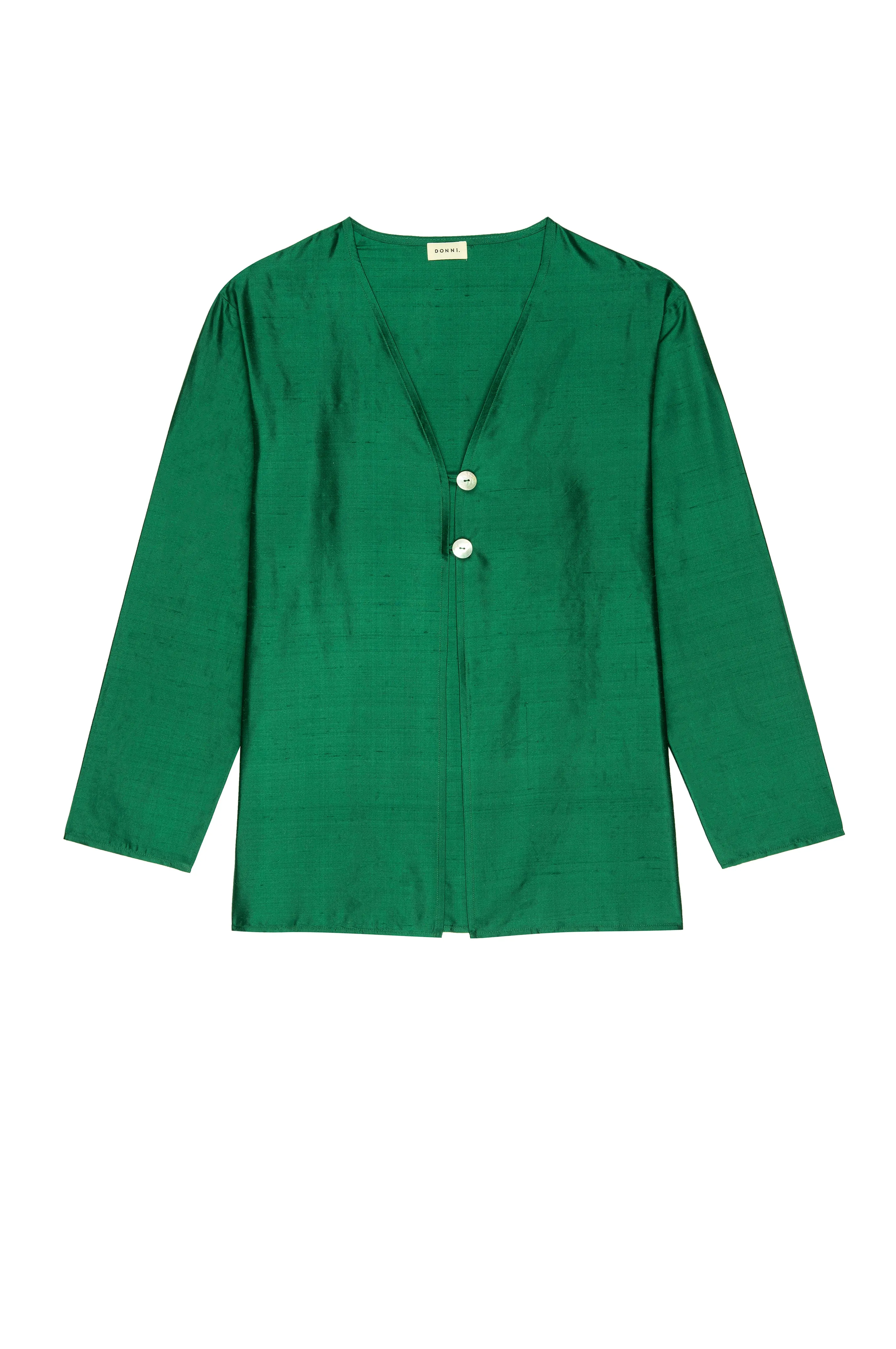 The Taffeta Split Top sold by DONNI. product image thumbnail 2