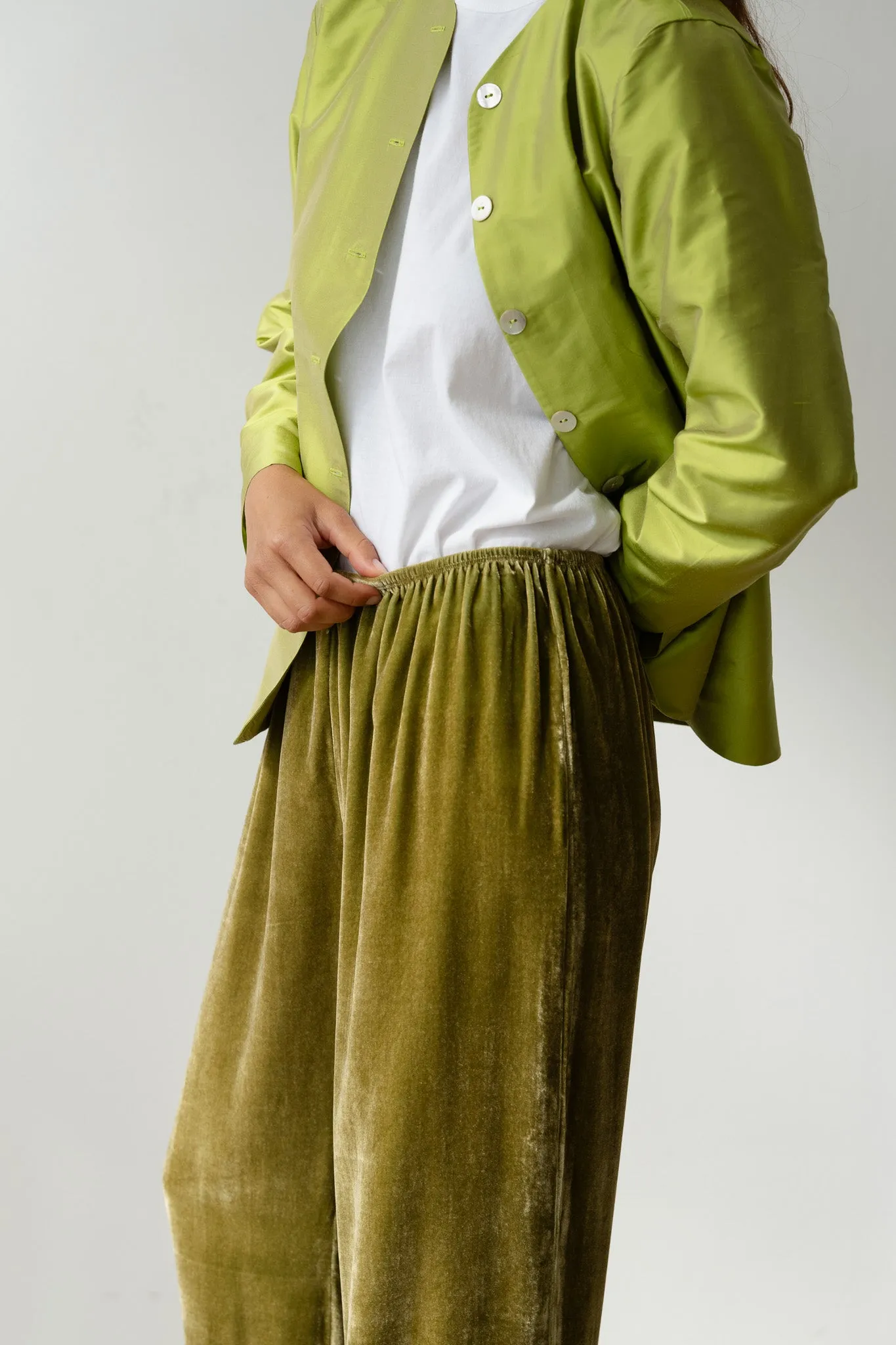 The Velvet Simple Pant sold by DONNI. product image thumbnail 5