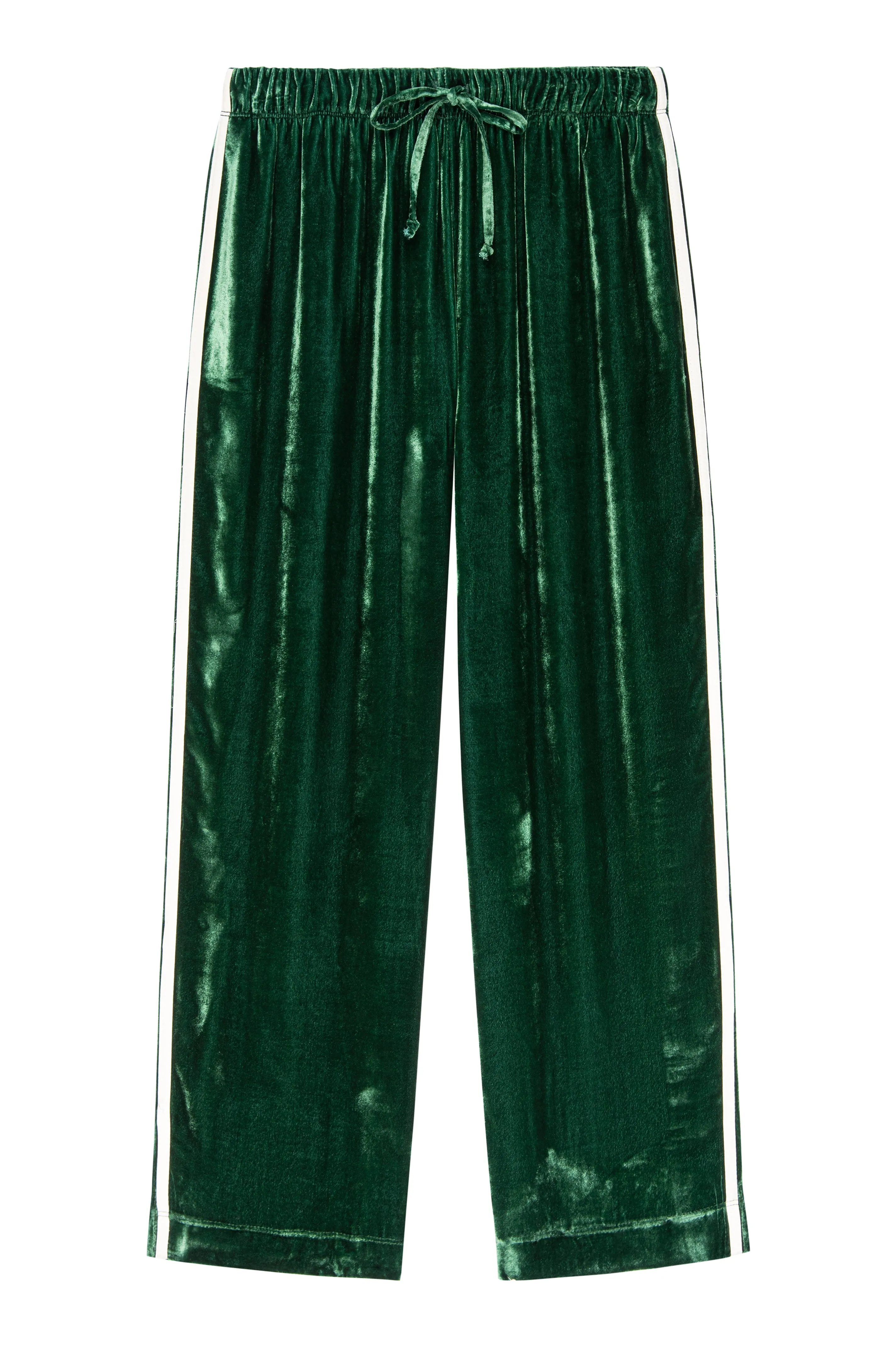 The Velvet Stripe Crop Pant sold by DONNI. product image thumbnail 2