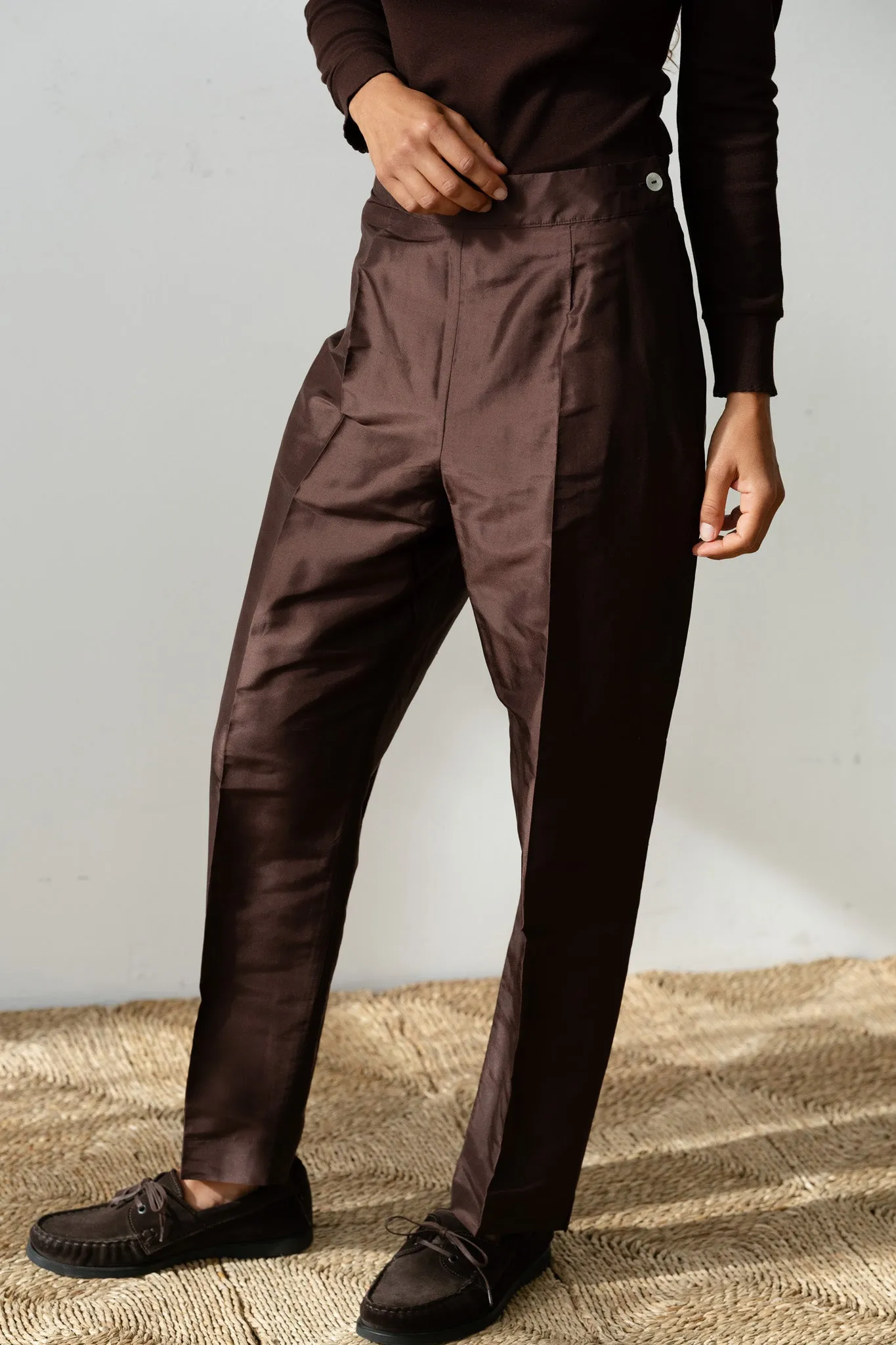The Taffeta Cigarette Pant sold by DONNI. product image thumbnail 3