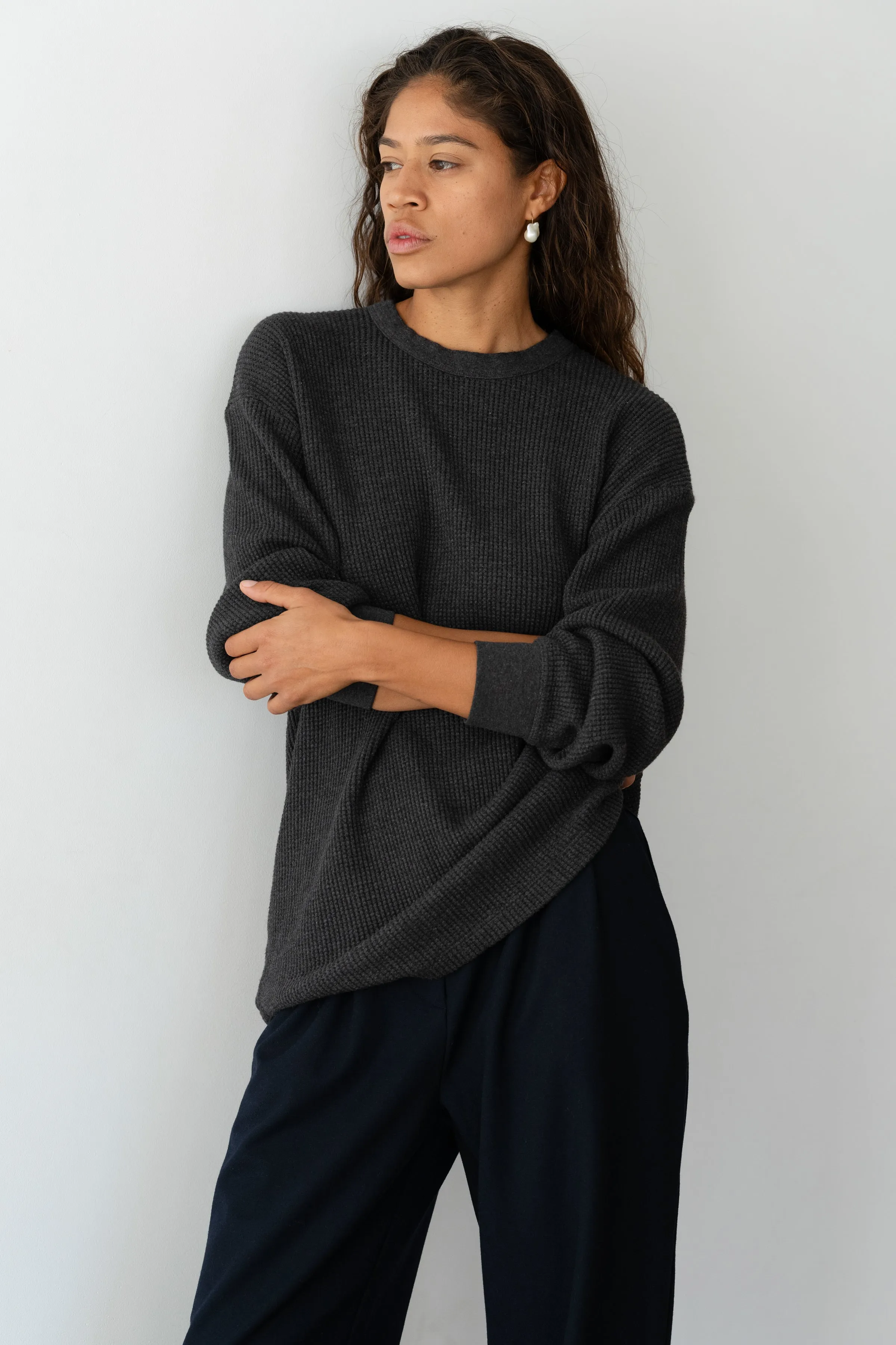 The Thermal Crewneck sold by DONNI. product image thumbnail 3