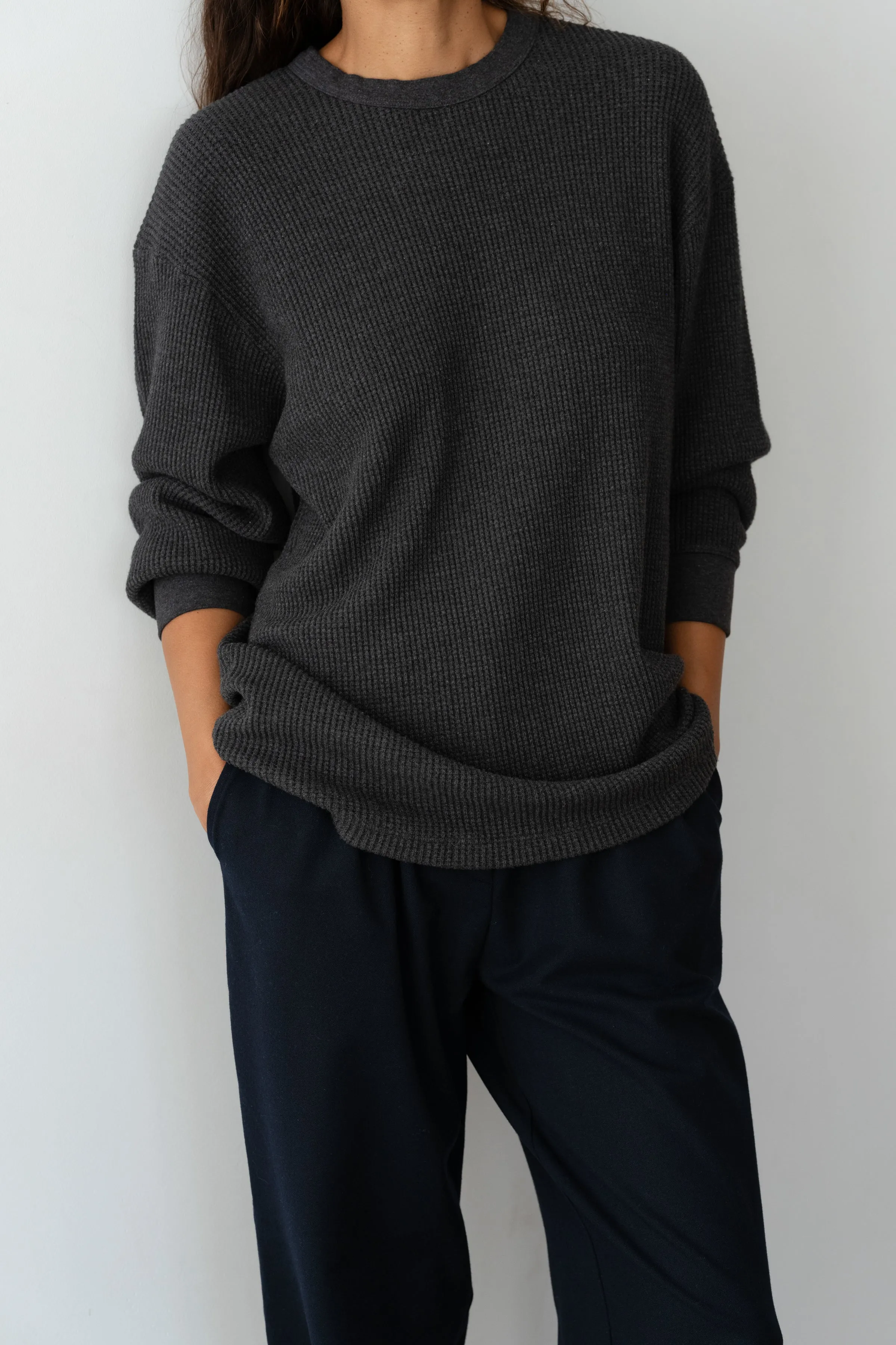 The Thermal Crewneck sold by DONNI.