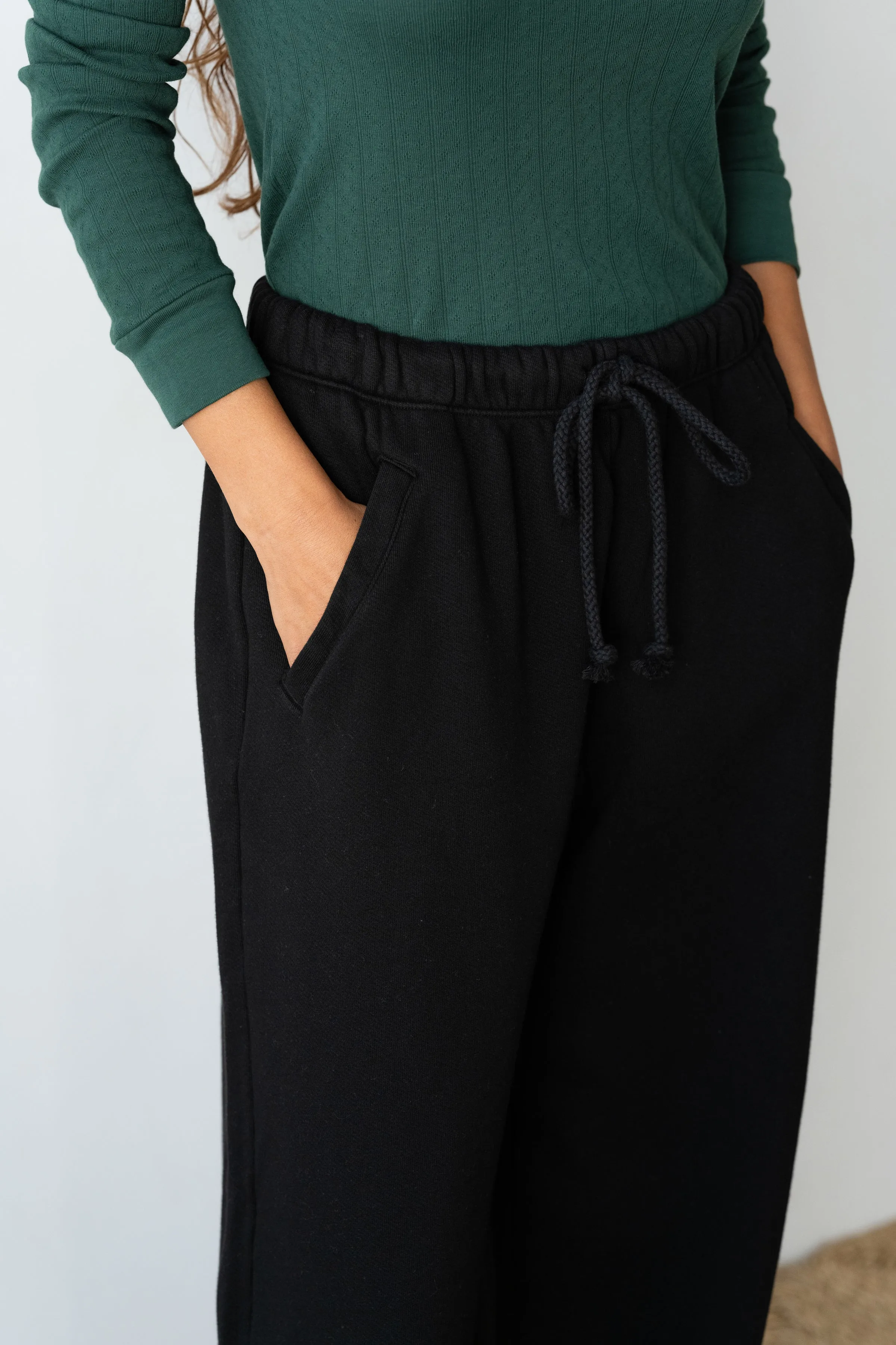 The Eco-Fleece Wide Leg Sweatpants sold by DONNI. product image thumbnail 5