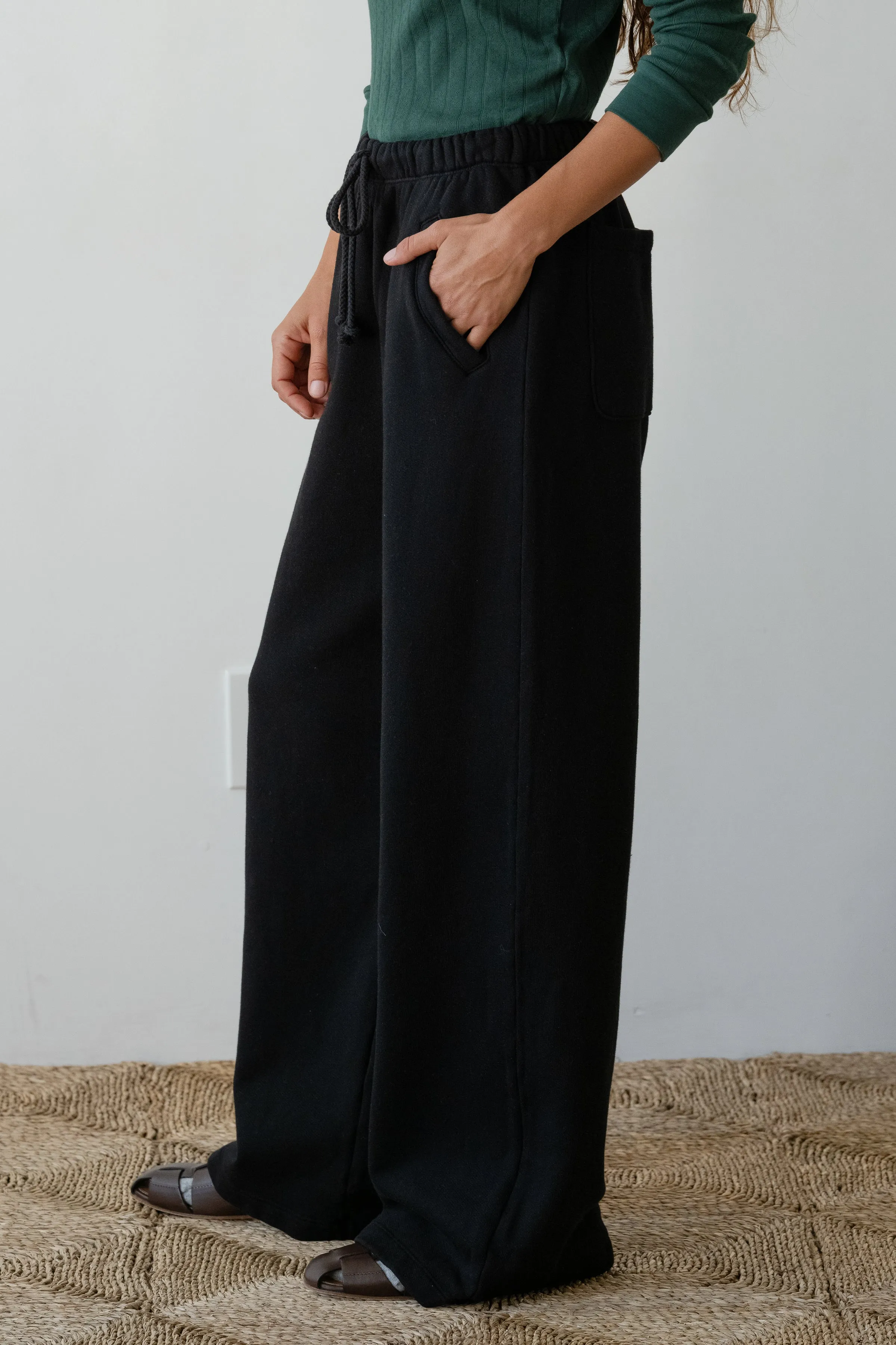 The Eco-Fleece Wide Leg Sweatpants sold by DONNI. product image thumbnail 3