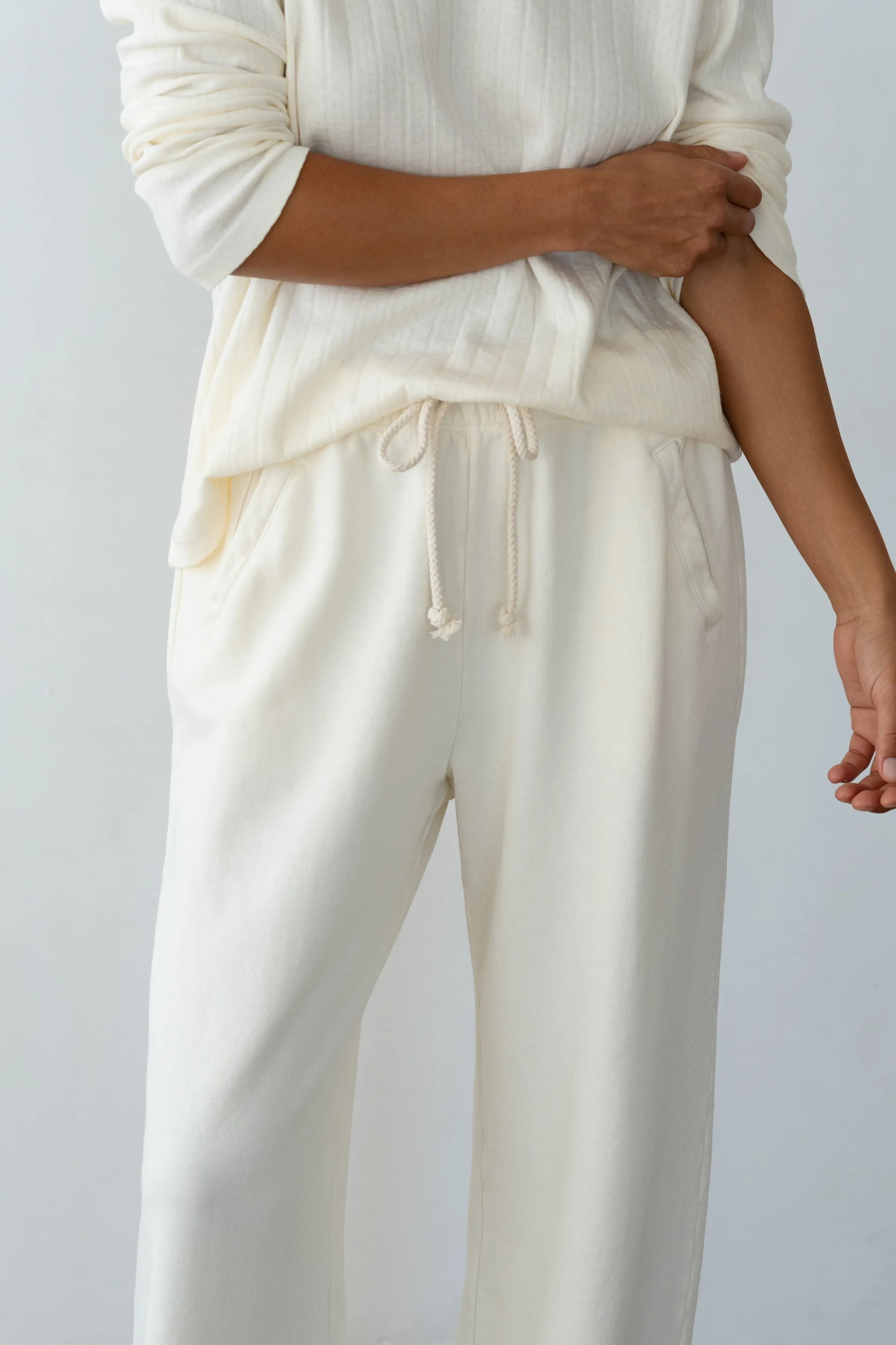 The Eco-Fleece Wide Leg Sweatpants sold by DONNI. product image thumbnail 5