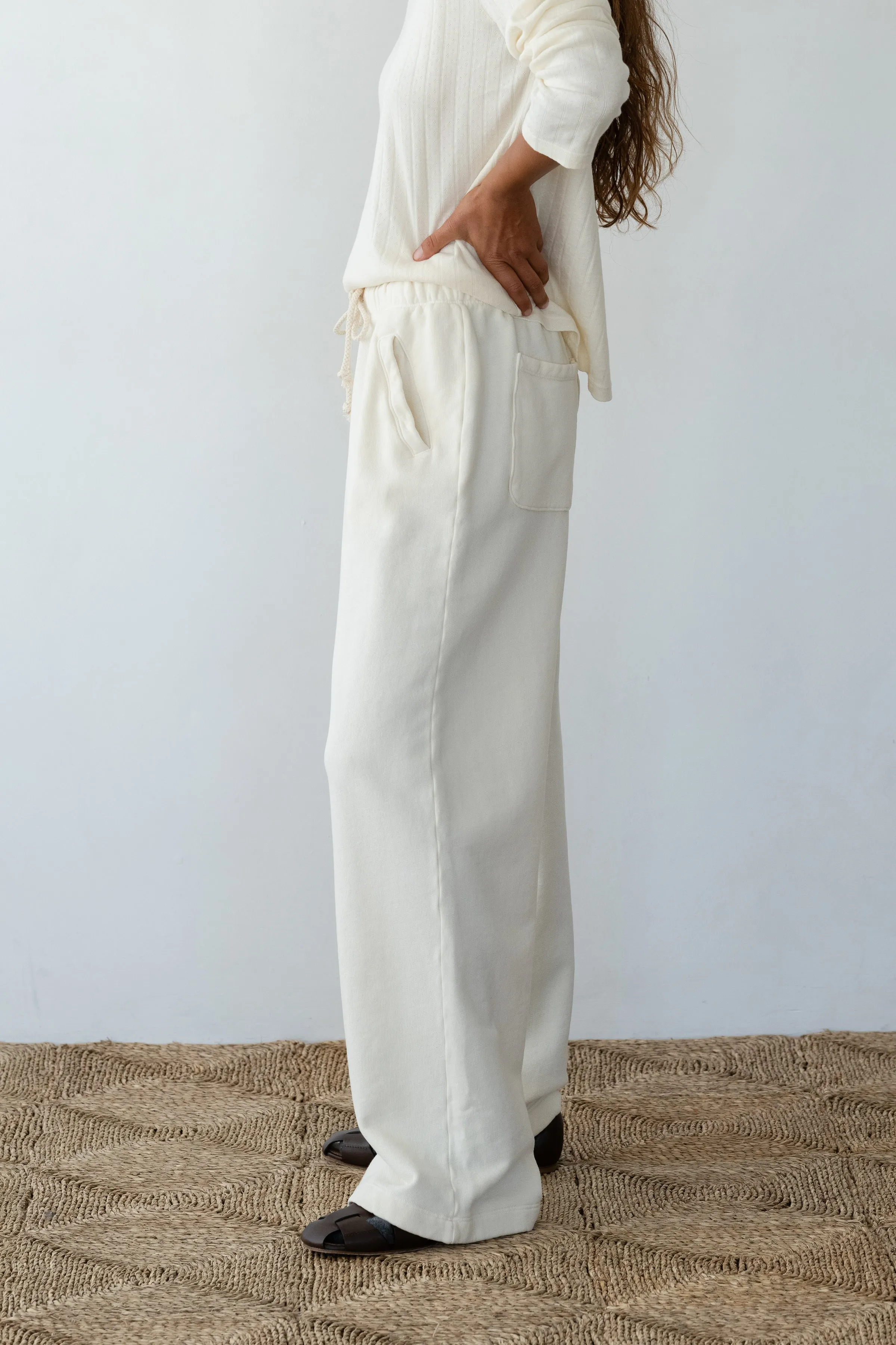 The Eco-Fleece Wide Leg Sweatpants sold by DONNI. product image thumbnail 3