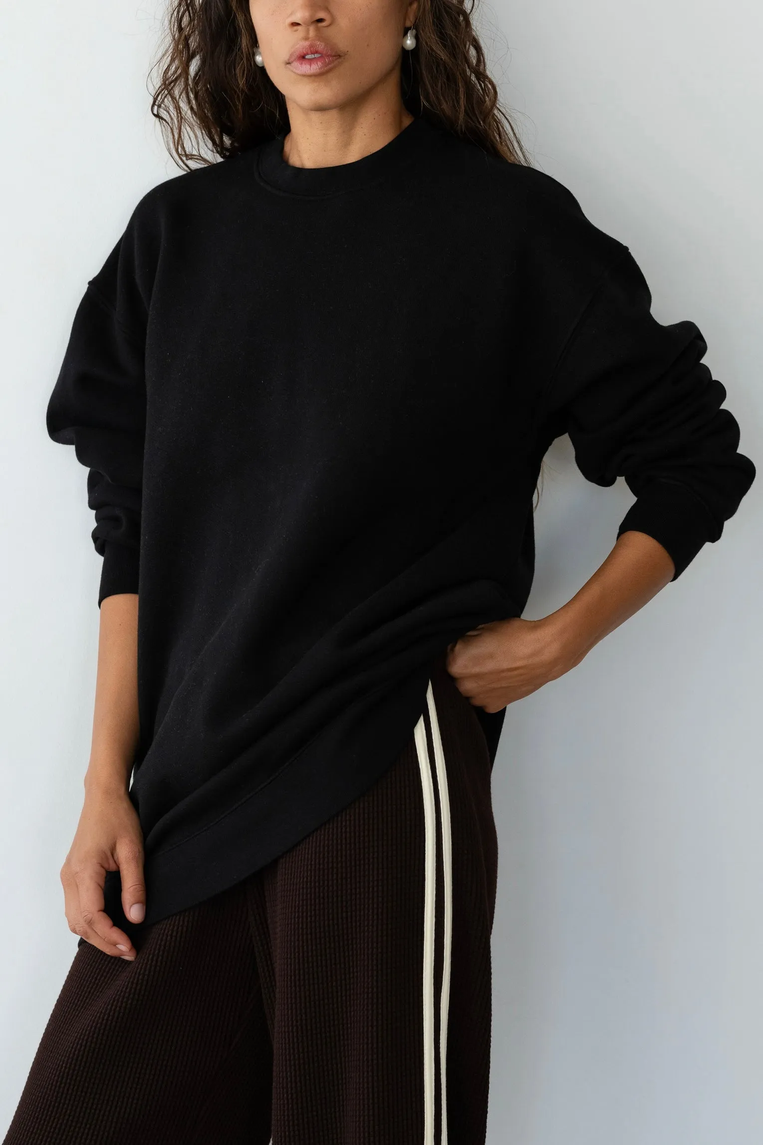 The Eco-Fleece Crewneck sold by DONNI.