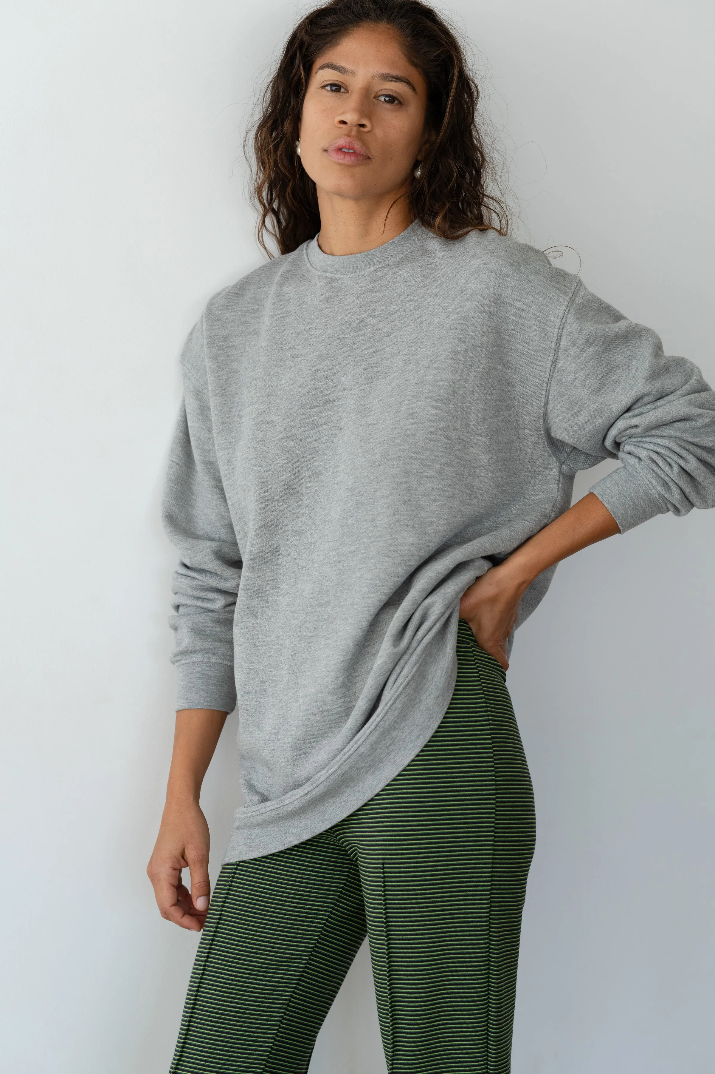 The Eco-Fleece Crewneck sold by DONNI. product image thumbnail 3