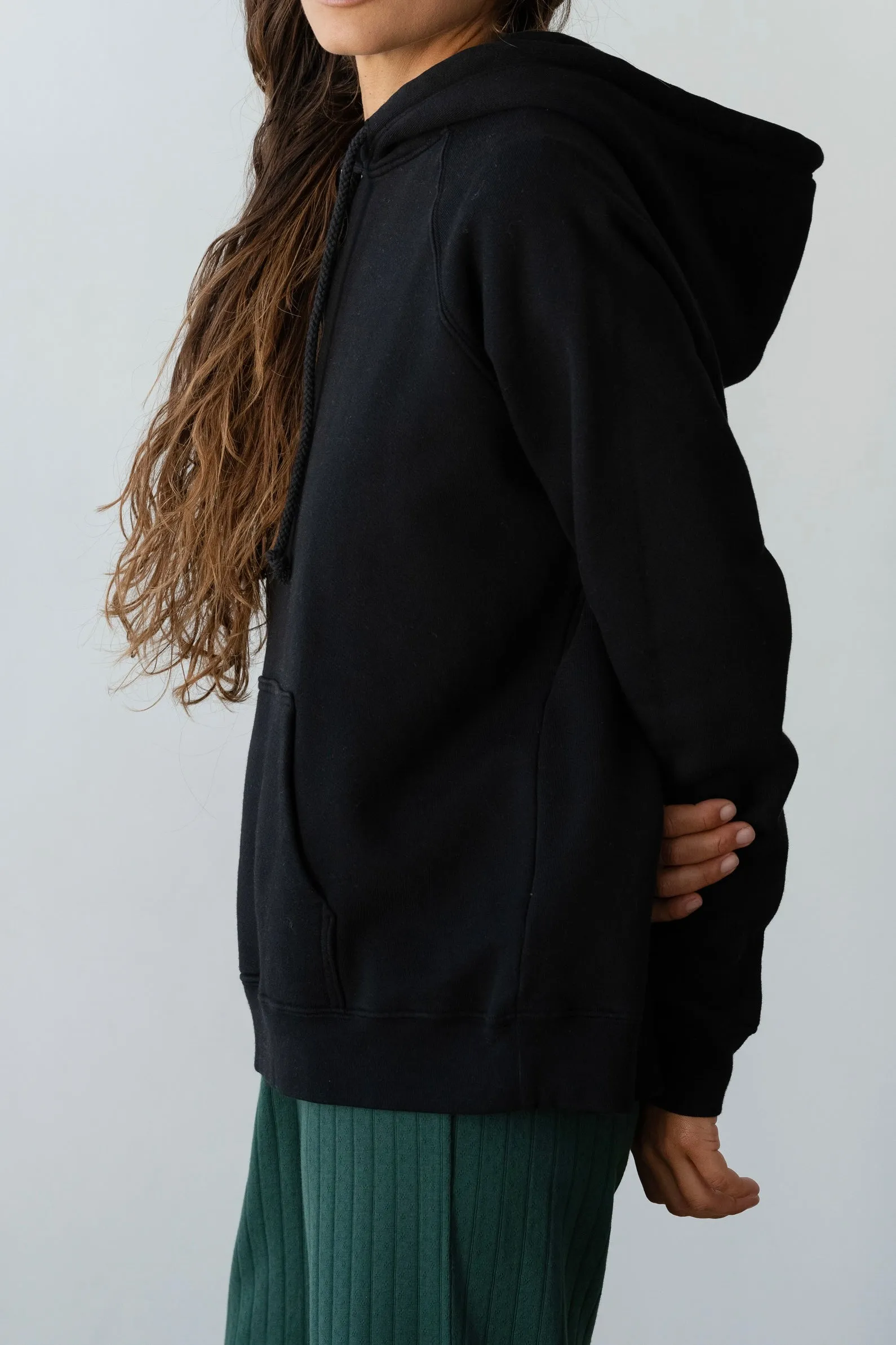 The Eco-Fleece Hoodie sold by DONNI. product image thumbnail 3