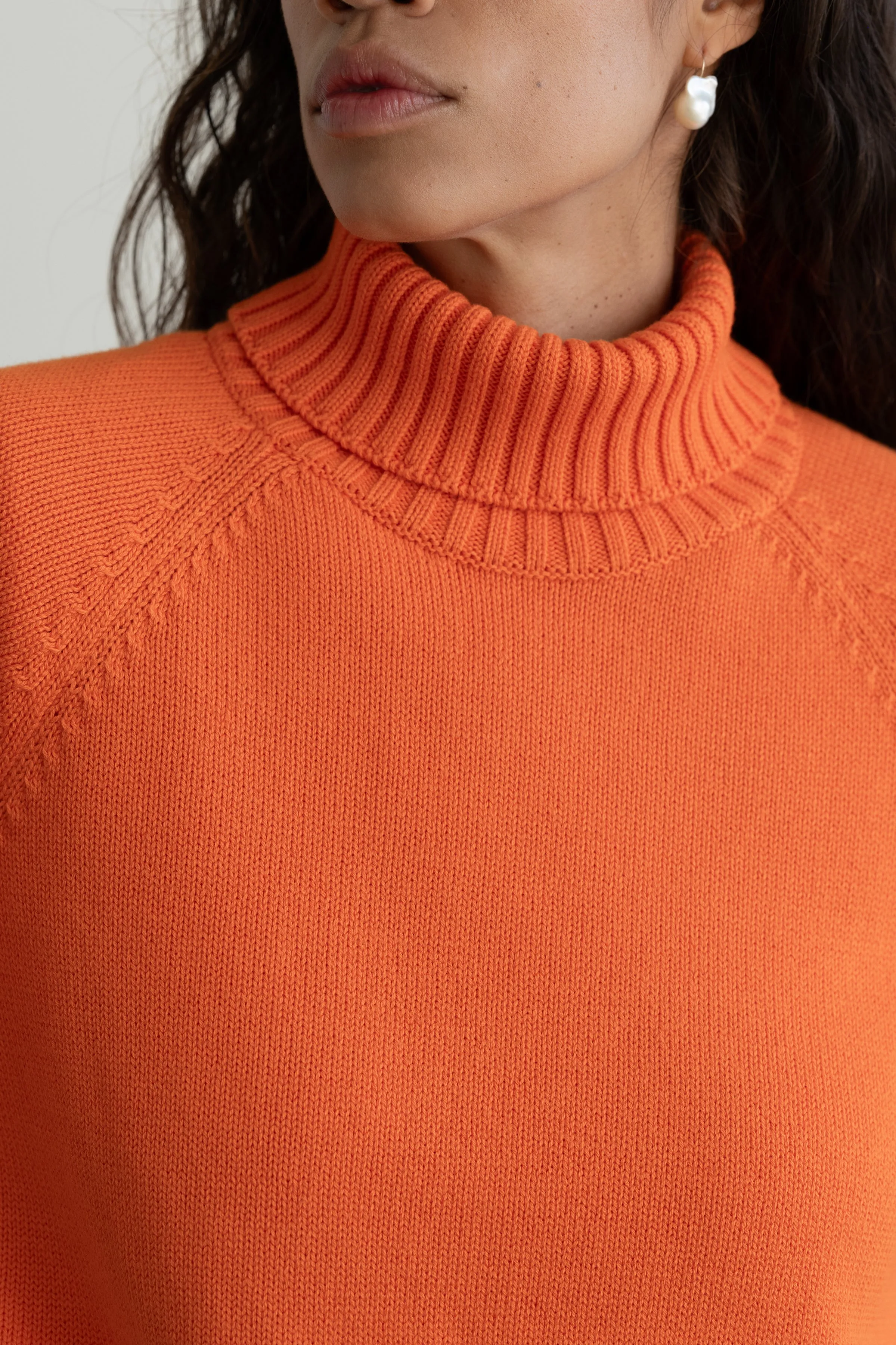 The Cotton Cashmere Turtleneck Sweater sold by DONNI. product image thumbnail 5