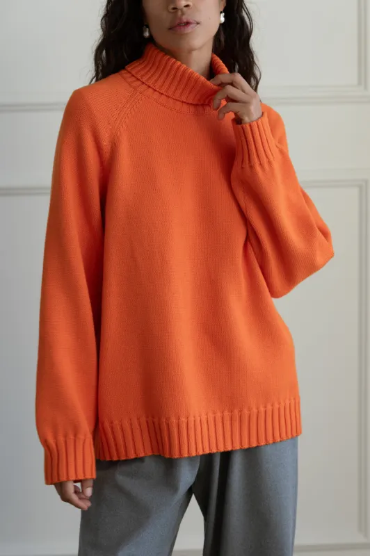 The Cotton Cashmere Turtleneck Sweater sold by DONNI.