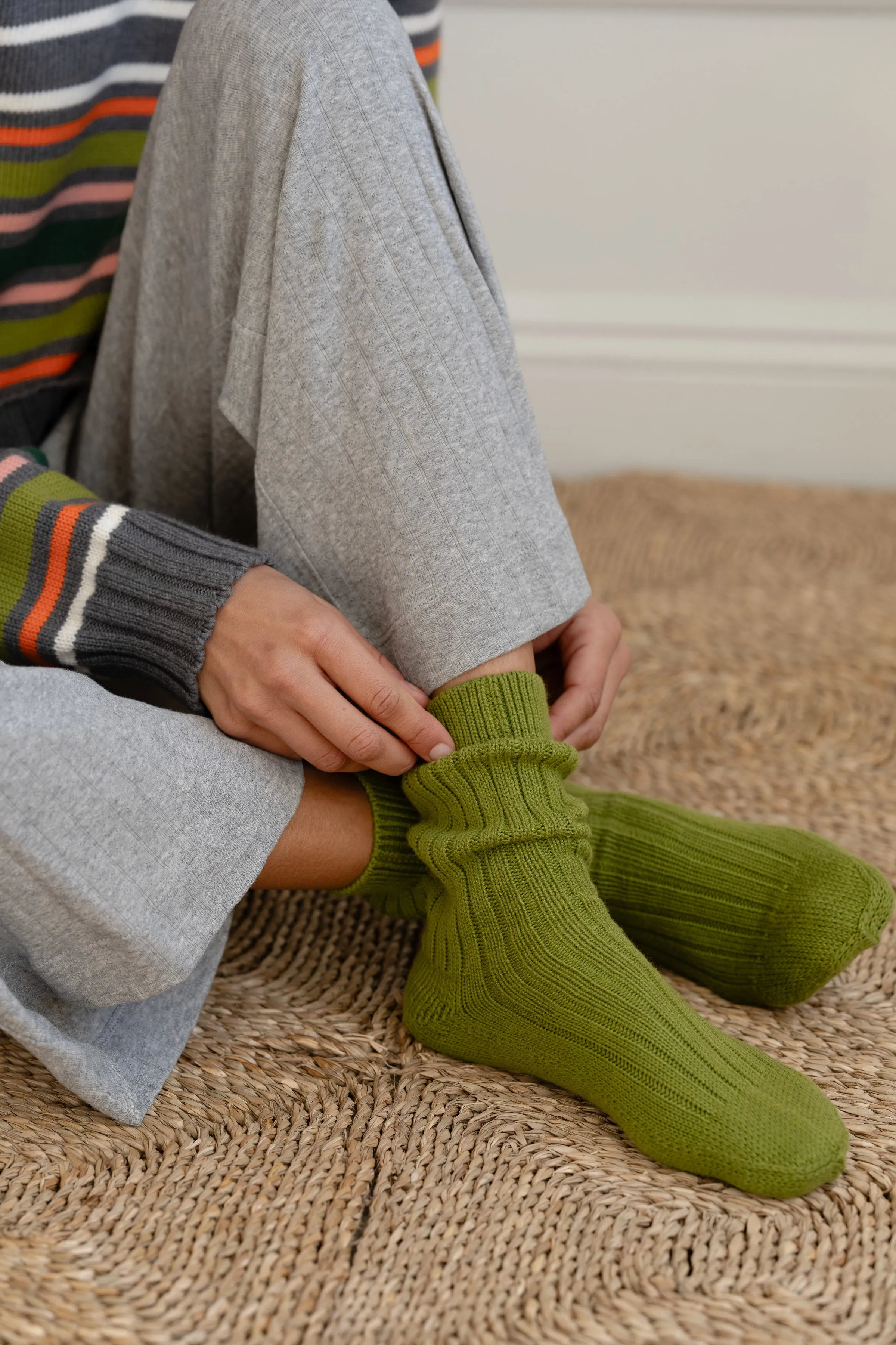 The Cotton Cashmere Socks sold by DONNI. product image thumbnail 4