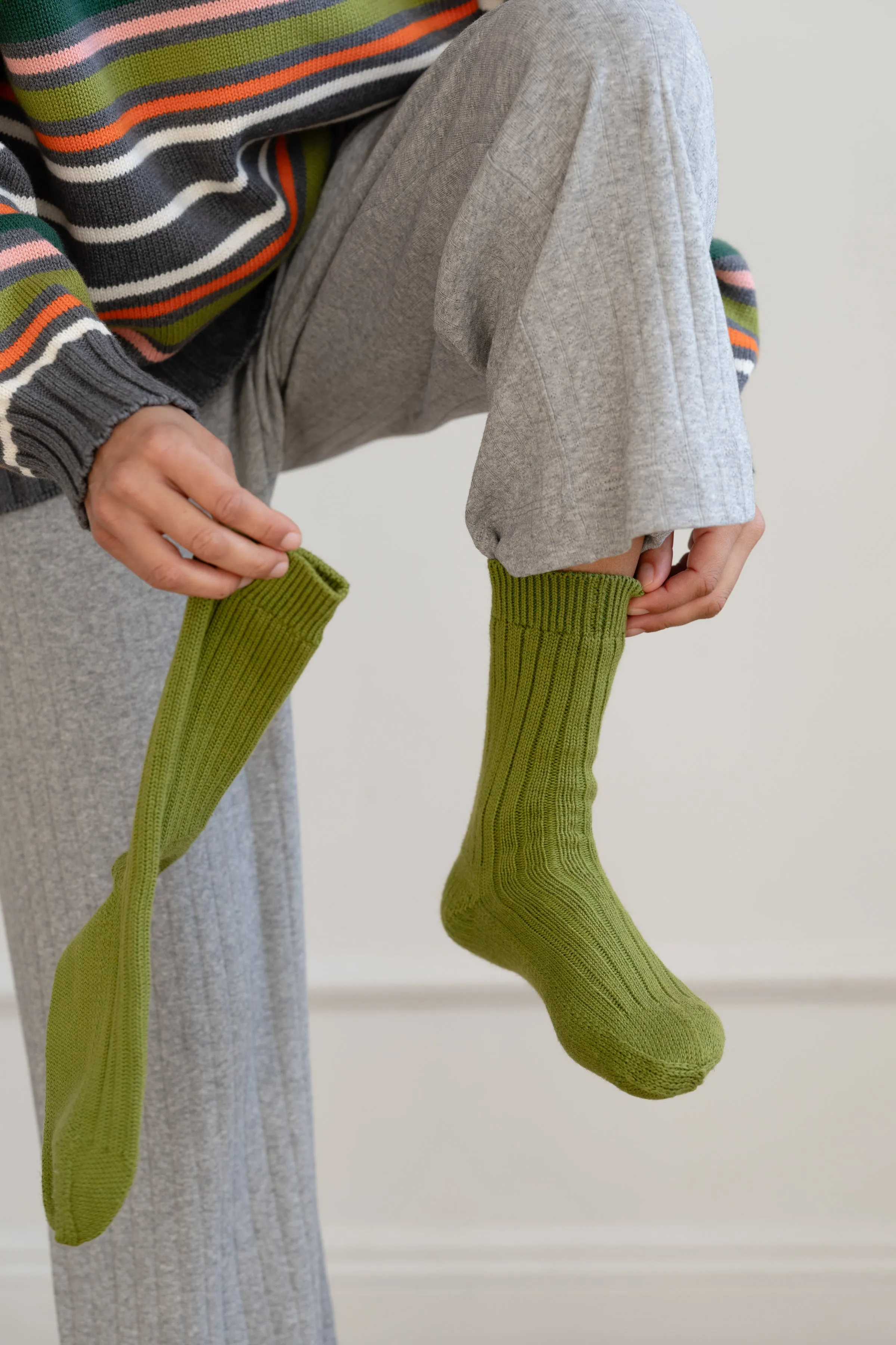 The Cotton Cashmere Socks sold by DONNI. product image thumbnail 3