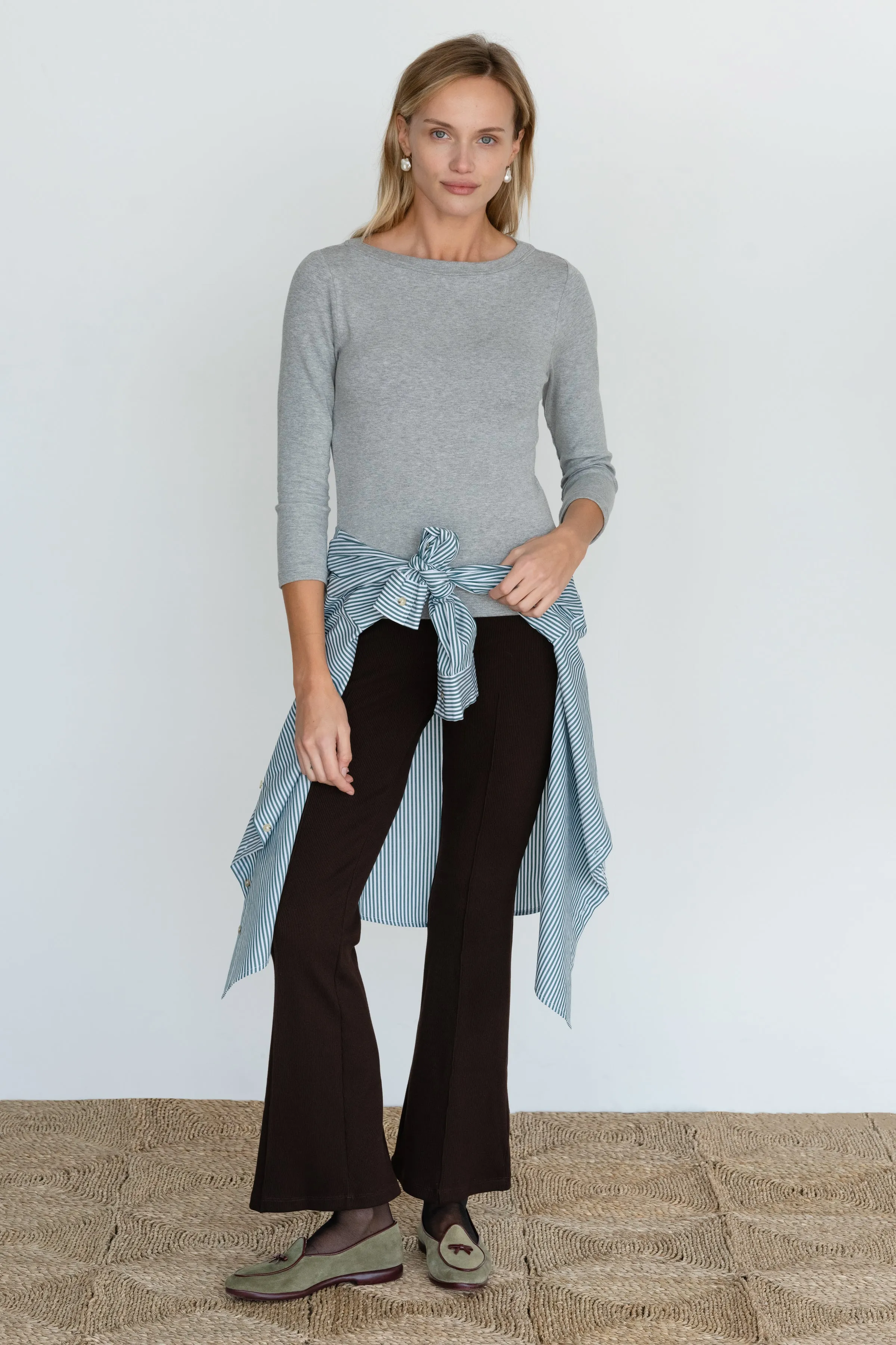 The Tall Rib Kick Flare sold by DONNI. product image thumbnail 3