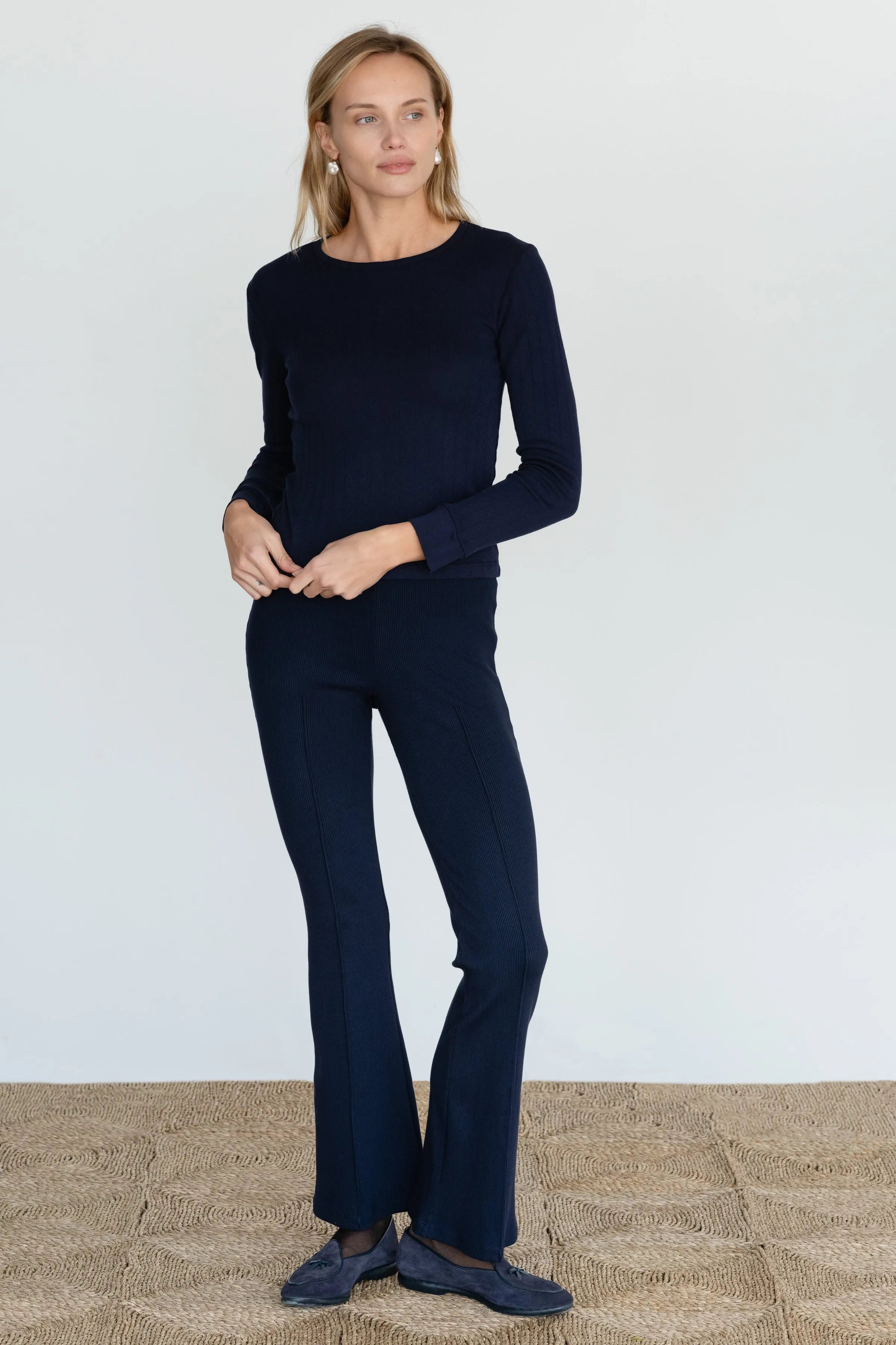 The Tall Rib Kick Flare sold by DONNI. product image thumbnail 4