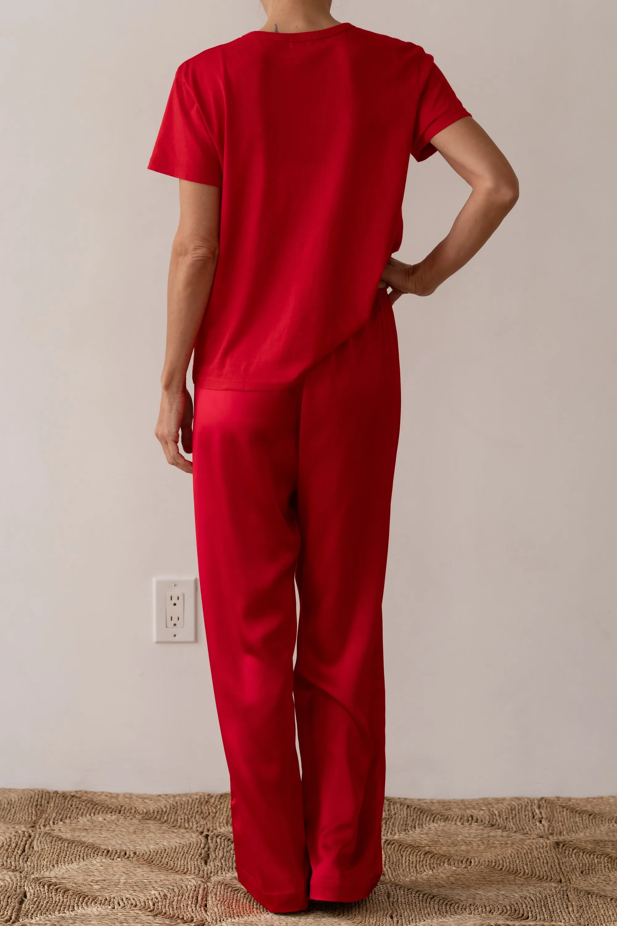 The Silk Simple Pant sold by DONNI. product image thumbnail 5