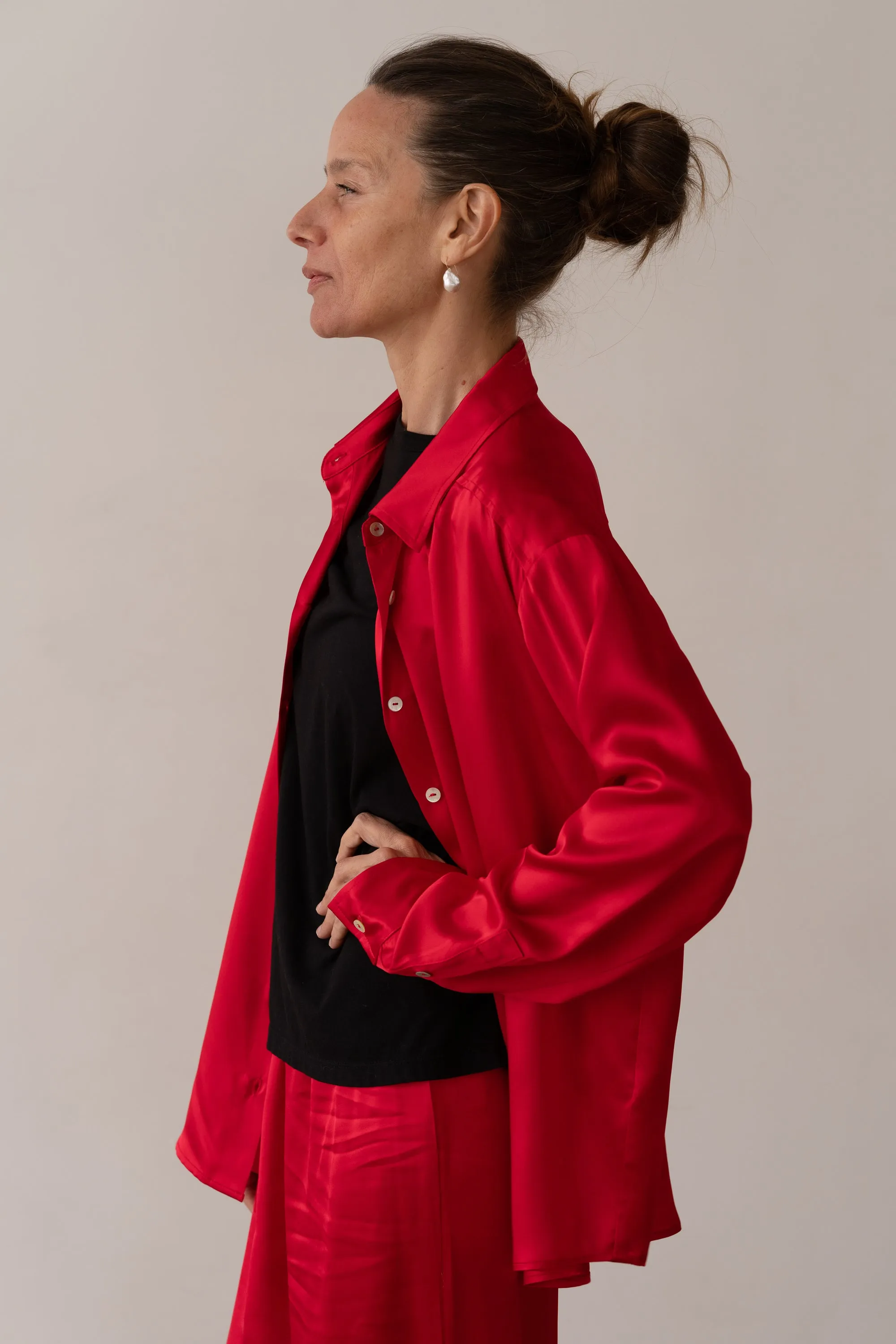 The Silk Shirt sold by DONNI. product image thumbnail 3