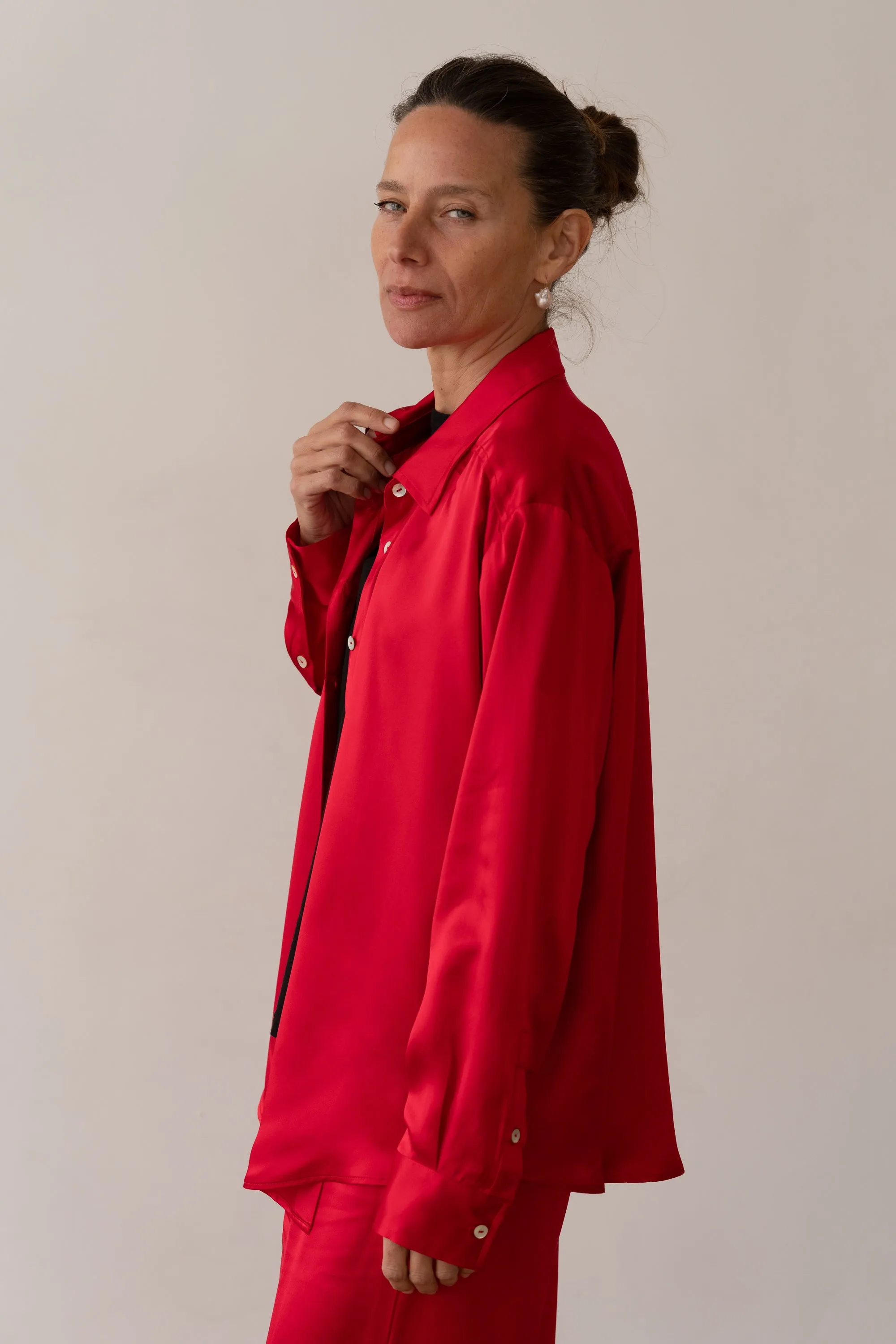 The Silk Shirt sold by DONNI. product image thumbnail 4