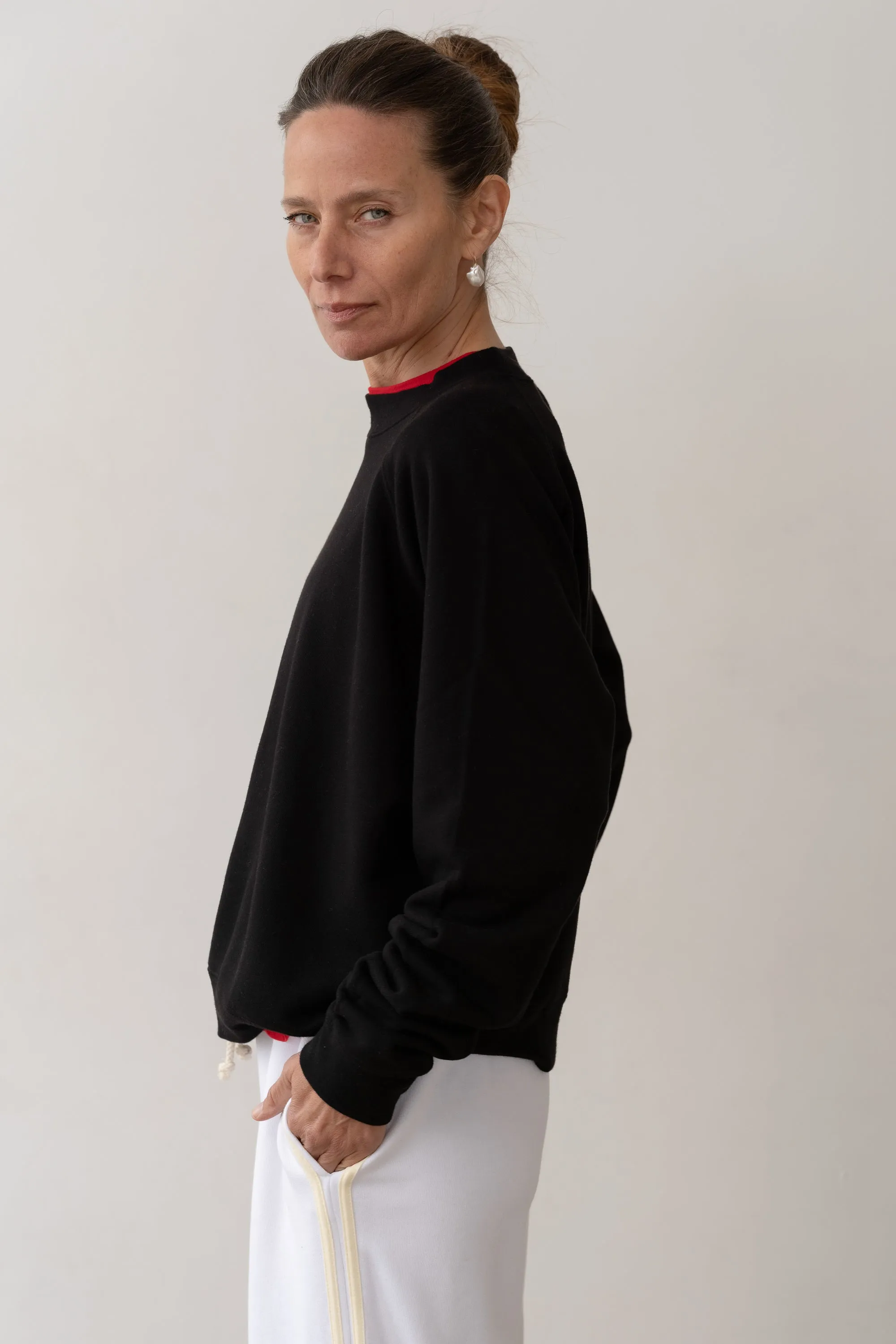 The Eco-Terry Crewneck sold by DONNI. product image thumbnail 4