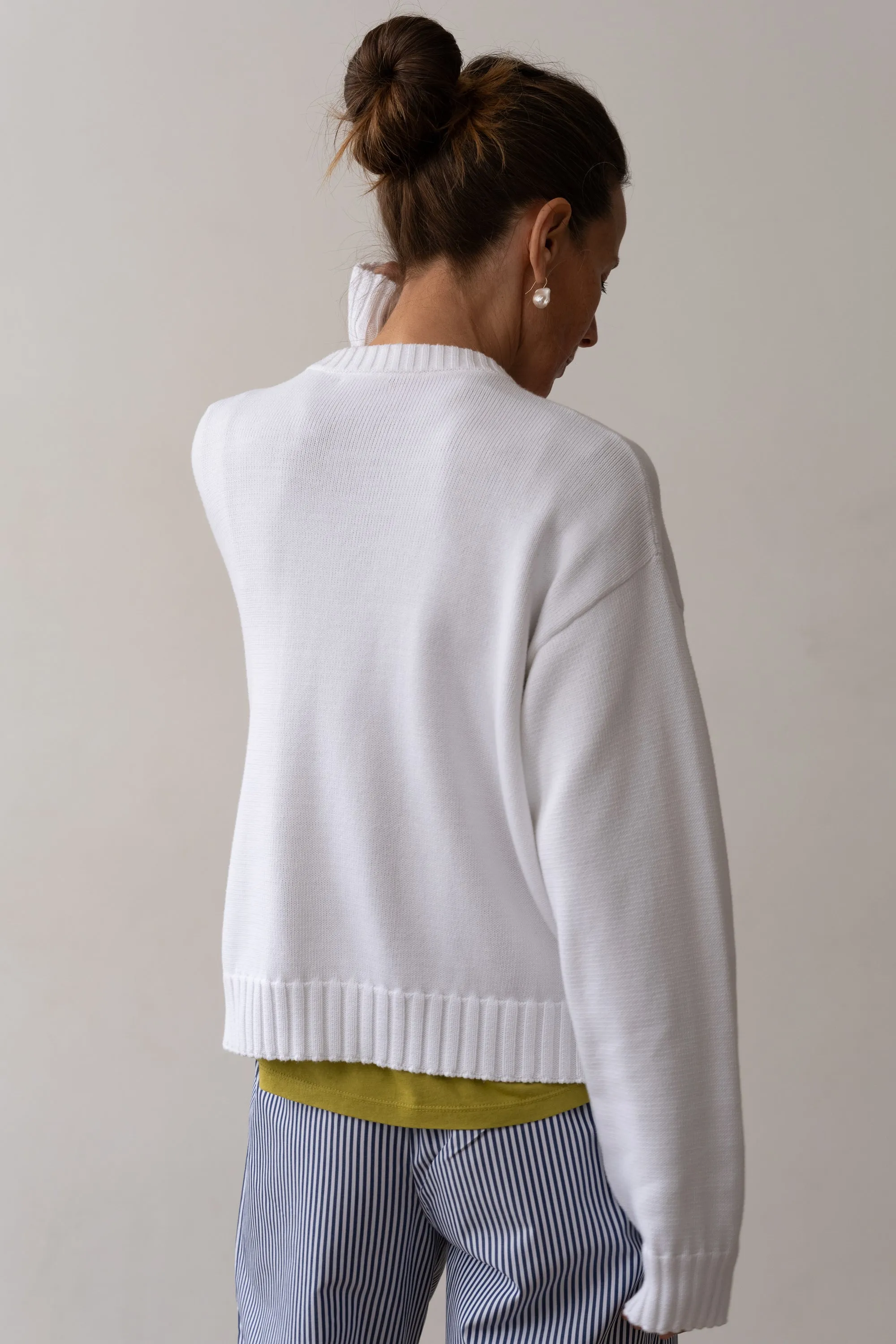 The Cotton Knit Cardigan sold by DONNI. product image thumbnail 5
