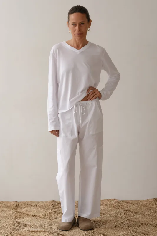 The Pop Drawstring Cargo Pant made by DONNI.