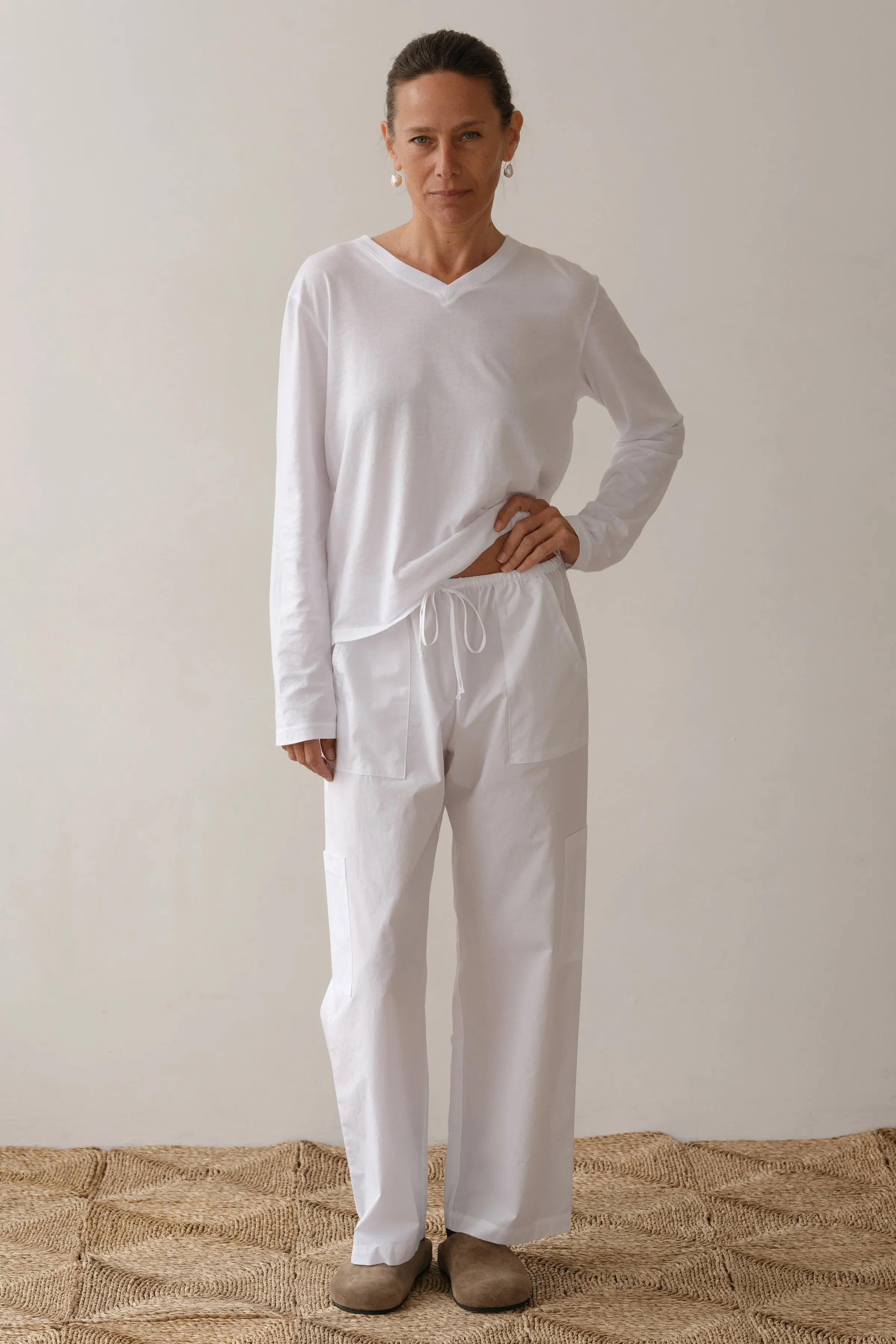 The Pop Drawstring Cargo Pant sold by DONNI.