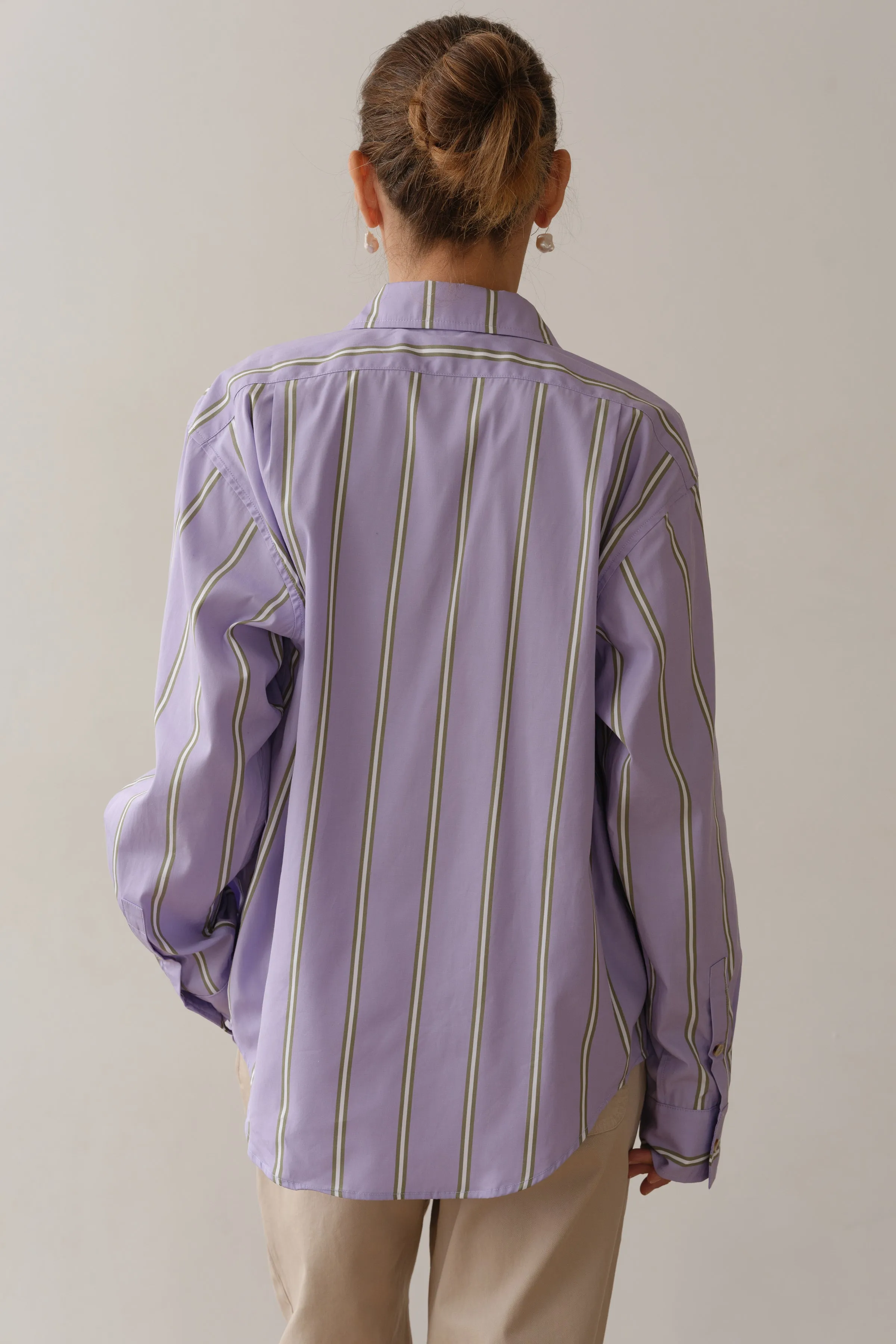 The Pop Stripe Shirt sold by DONNI. product image thumbnail 5
