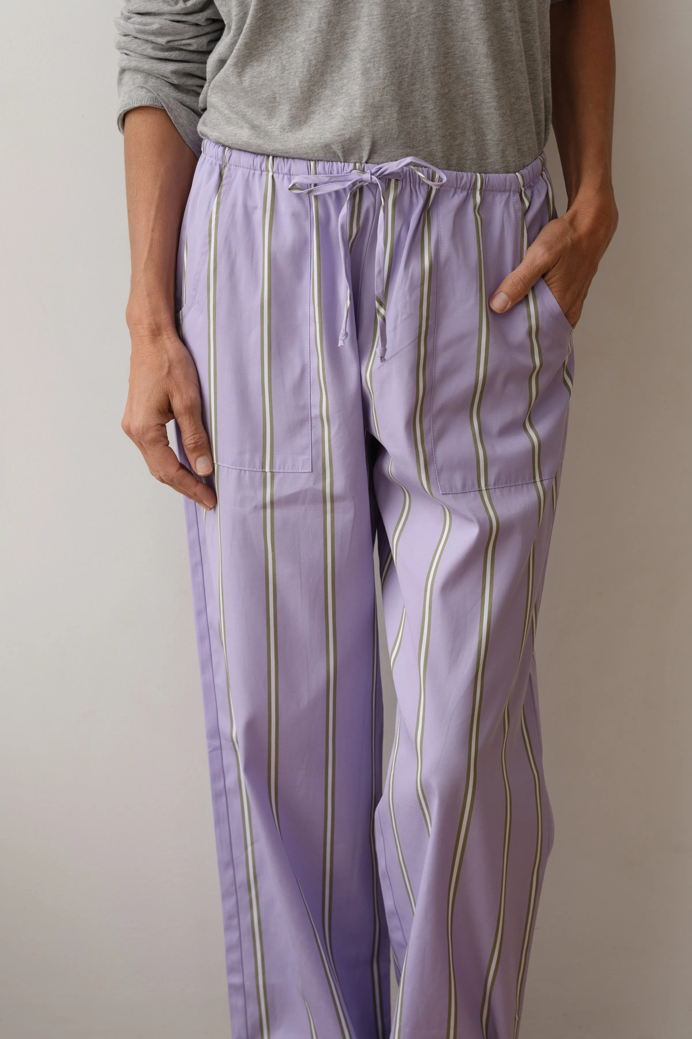 The Stripe Pop Drawstring Pant sold by DONNI. product image thumbnail 4