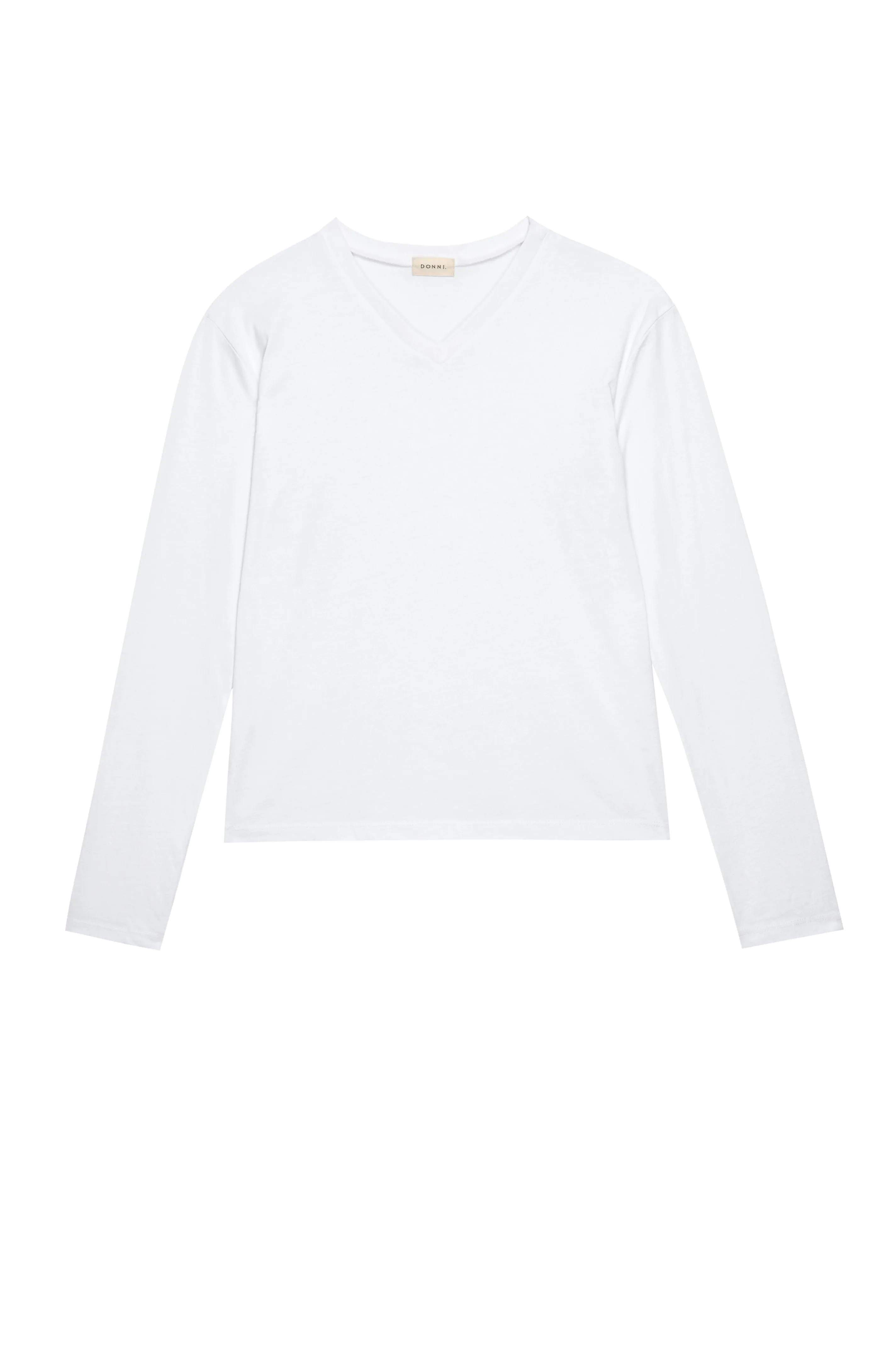 The Jersey V-Neck Long Sleeve sold by DONNI. product image thumbnail 2