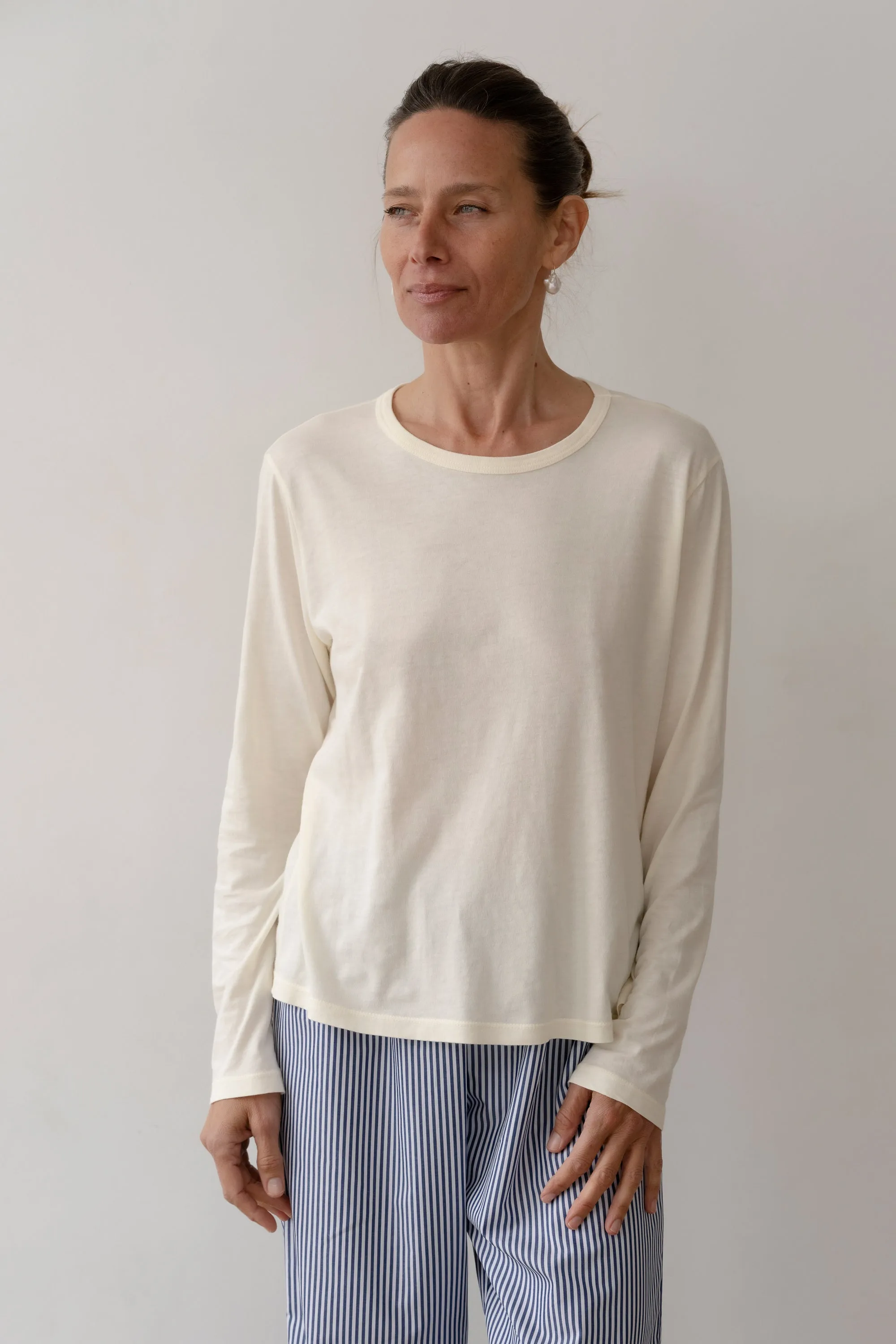 The Jersey Long Sleeve Tee sold by DONNI.