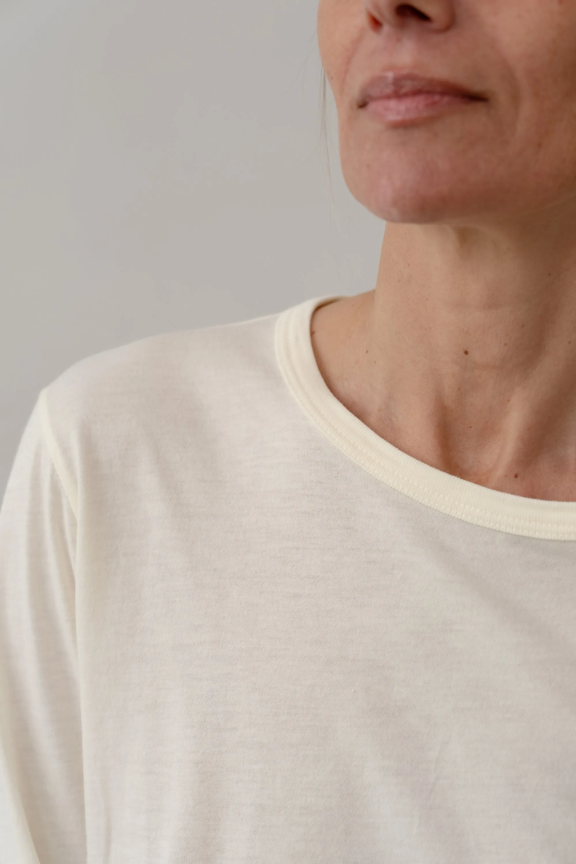 The Jersey Long Sleeve Tee sold by DONNI. product image thumbnail 4