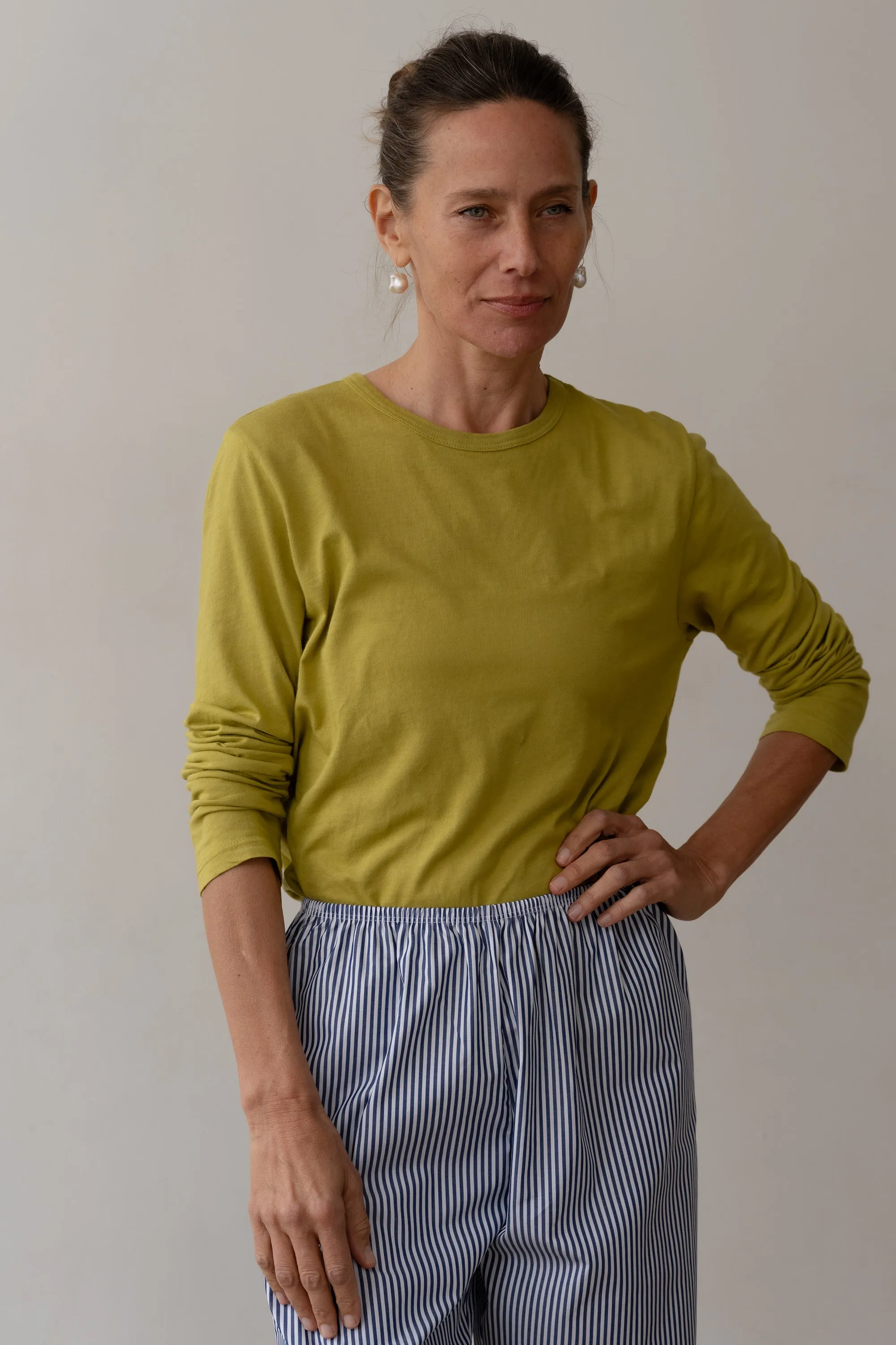 The Jersey Long Sleeve Tee sold by DONNI.