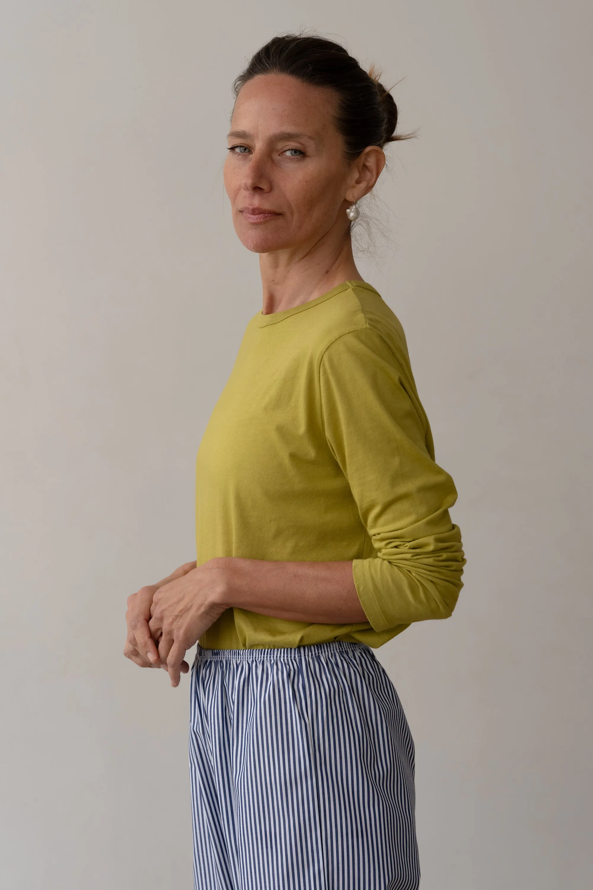 The Jersey Long Sleeve Tee sold by DONNI. product image thumbnail 3