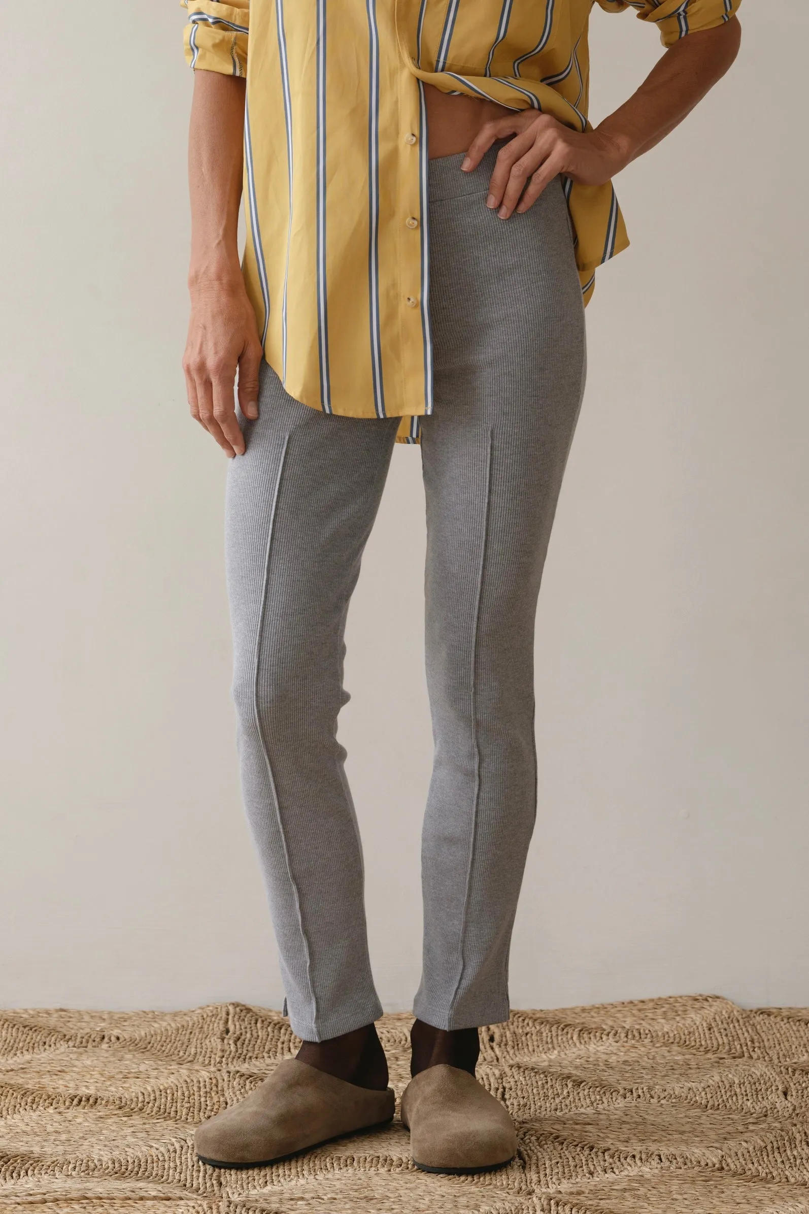 The Rib Straight Leg sold by DONNI.