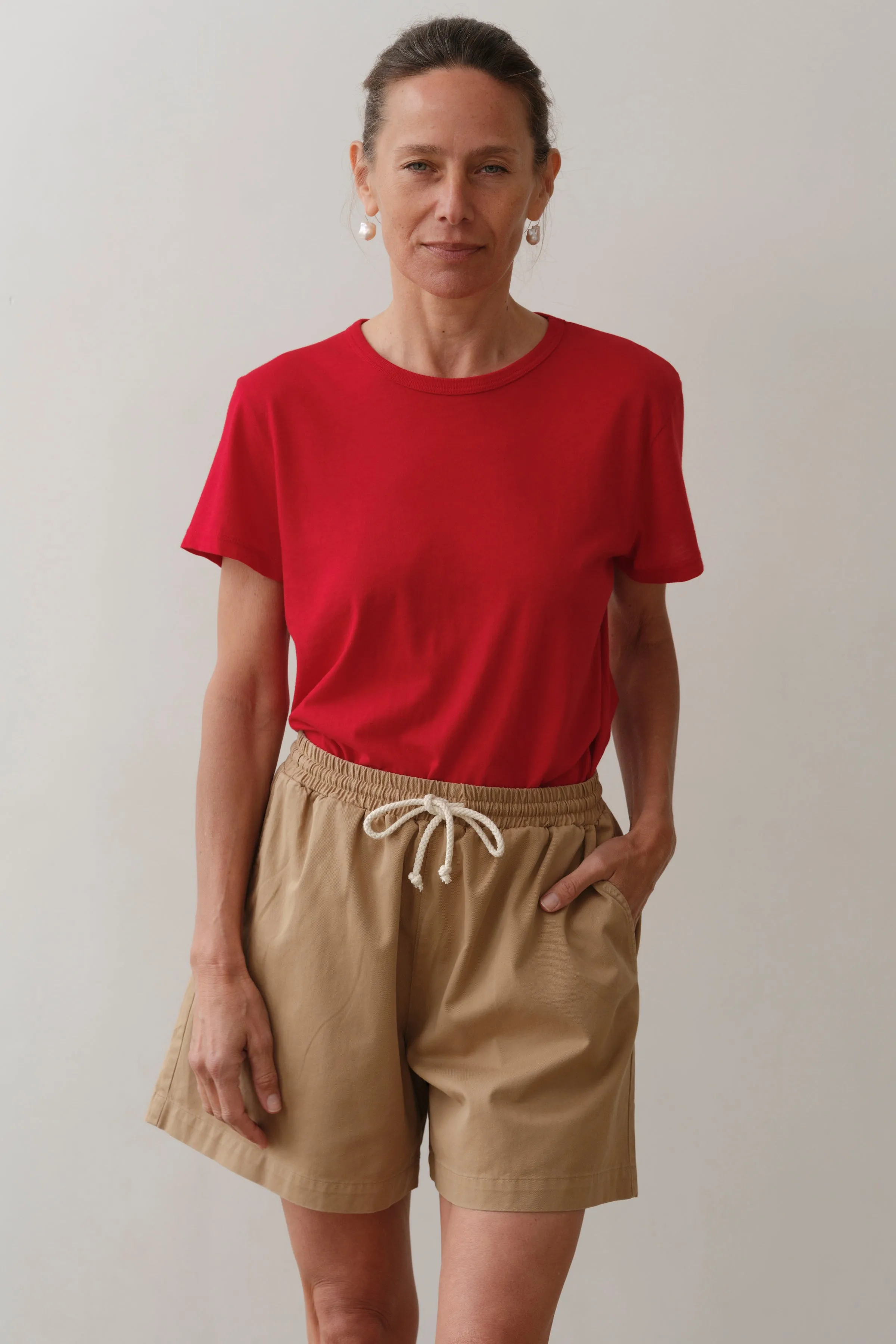 The Chino Drawstring Short sold by DONNI. product image thumbnail 3
