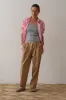 The Chino Drawstring Crop Pant sold by DONNI.