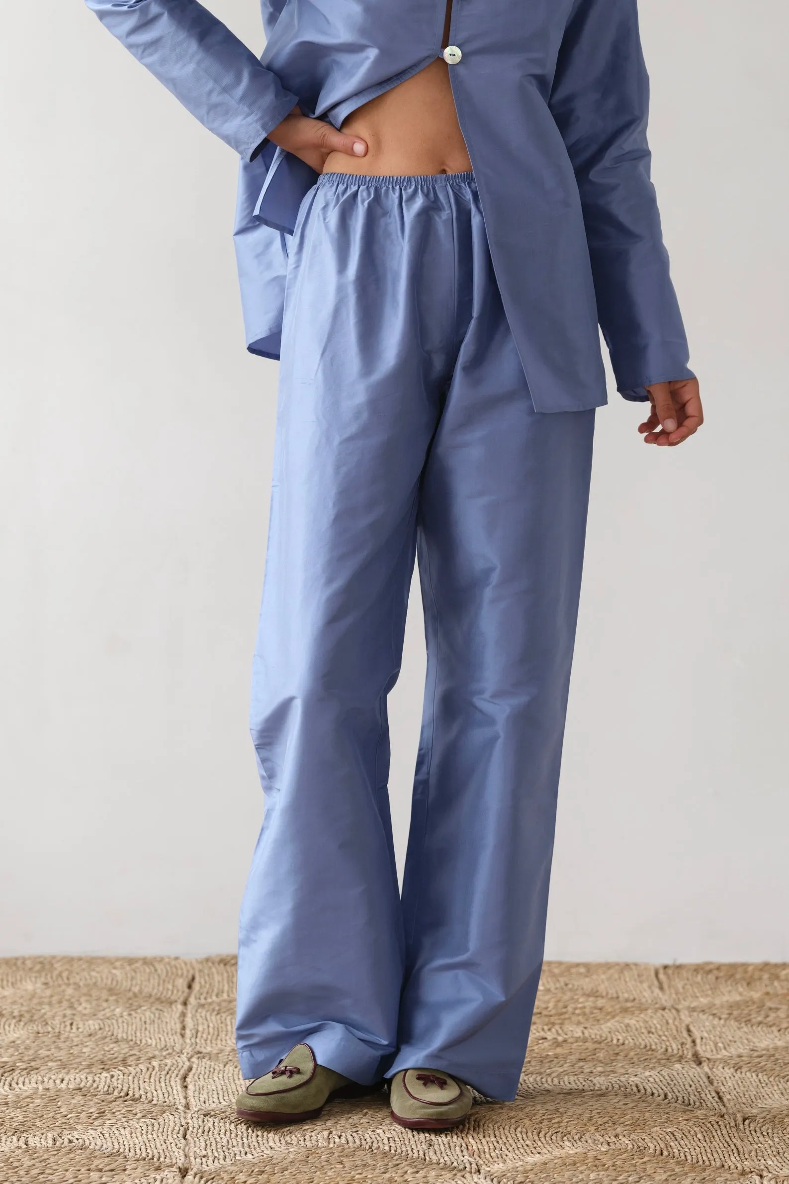 The Taffeta Simple Pant sold by DONNI.