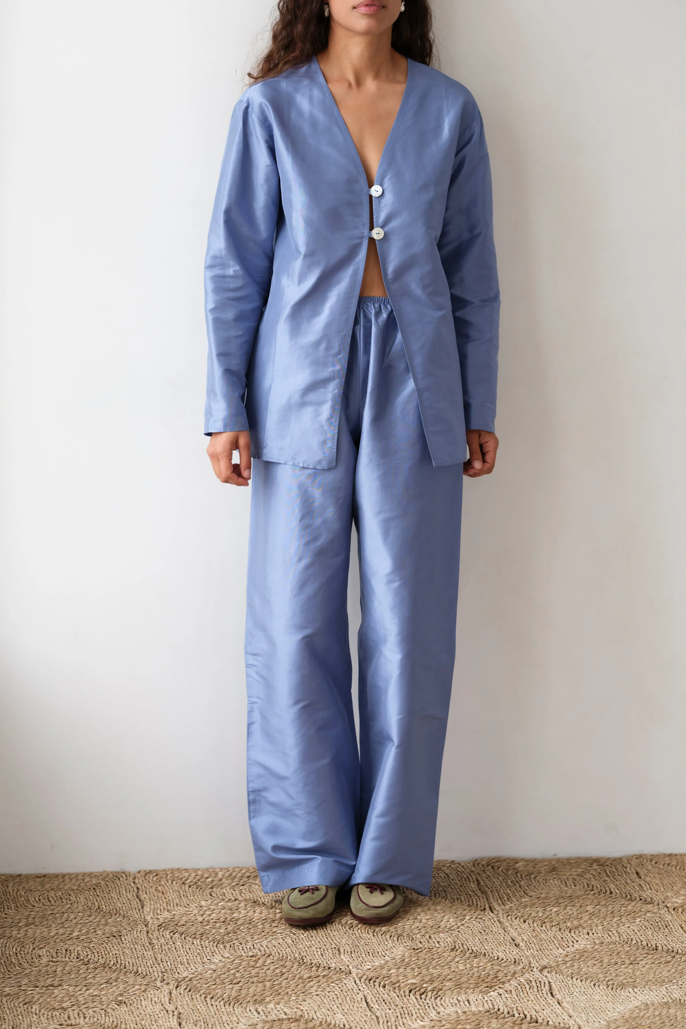 The Taffeta Simple Pant sold by DONNI. product image thumbnail 3