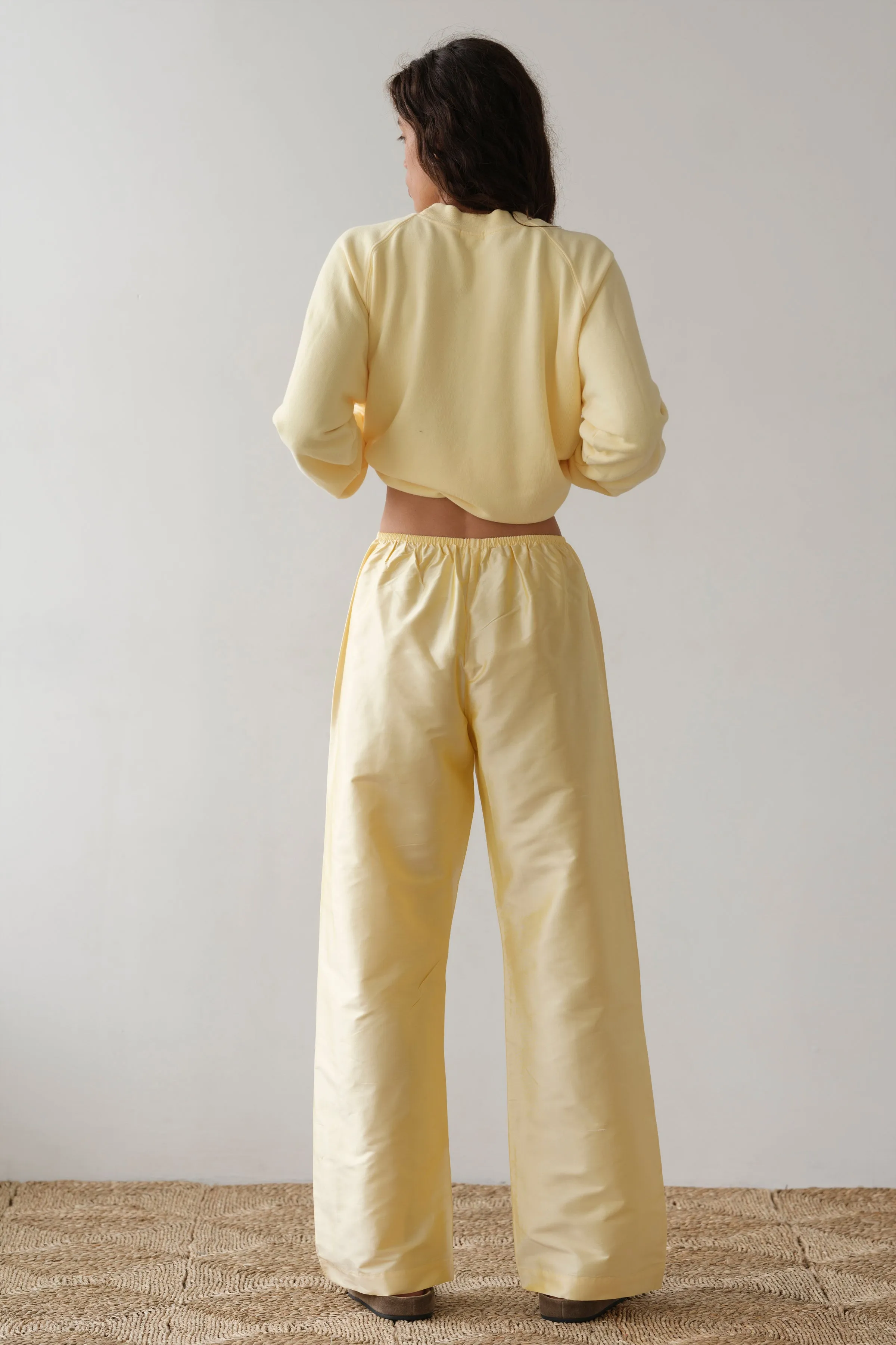 The Taffeta Simple Pant sold by DONNI. product image thumbnail 4