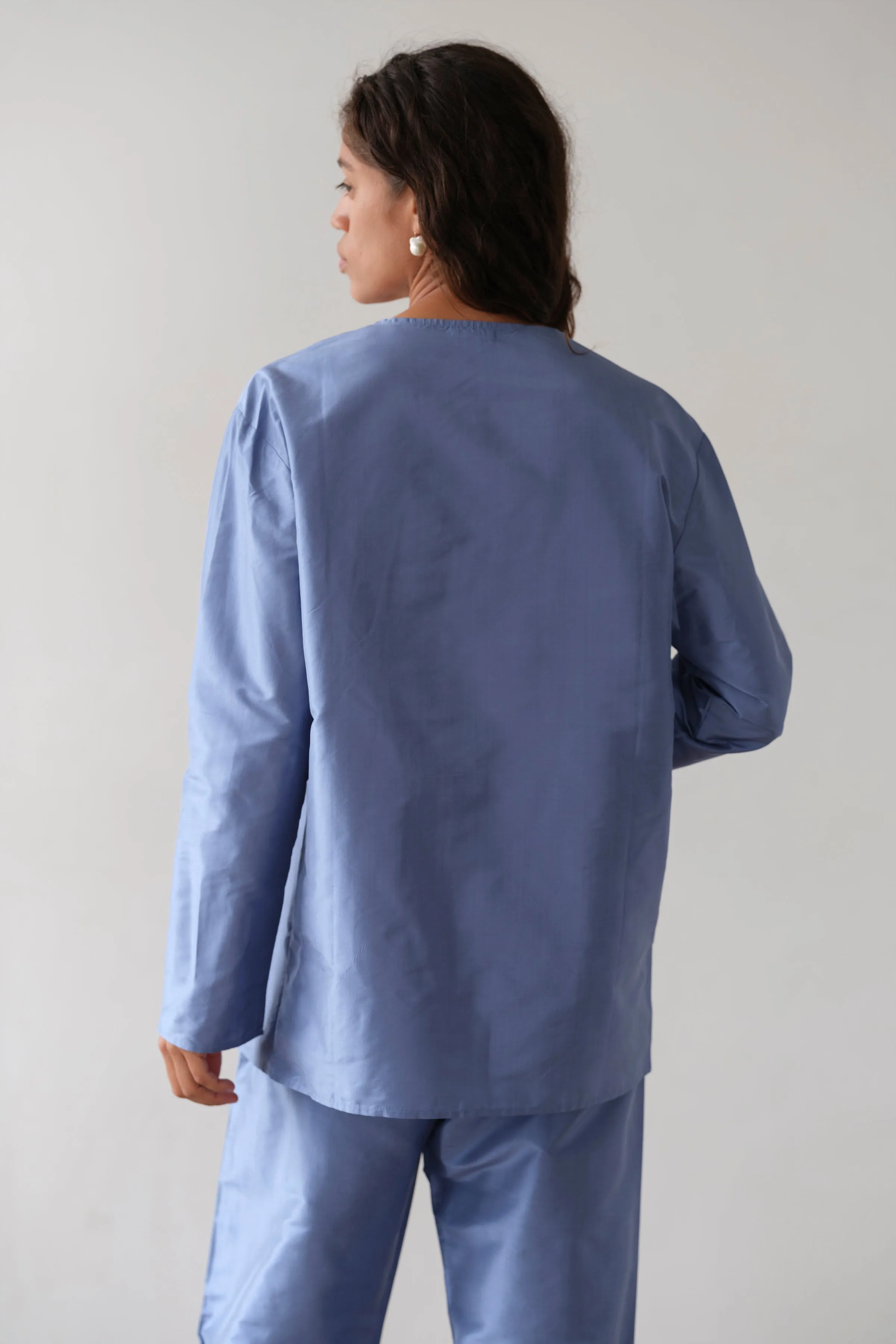 The Taffeta Split Top sold by DONNI. product image thumbnail 5