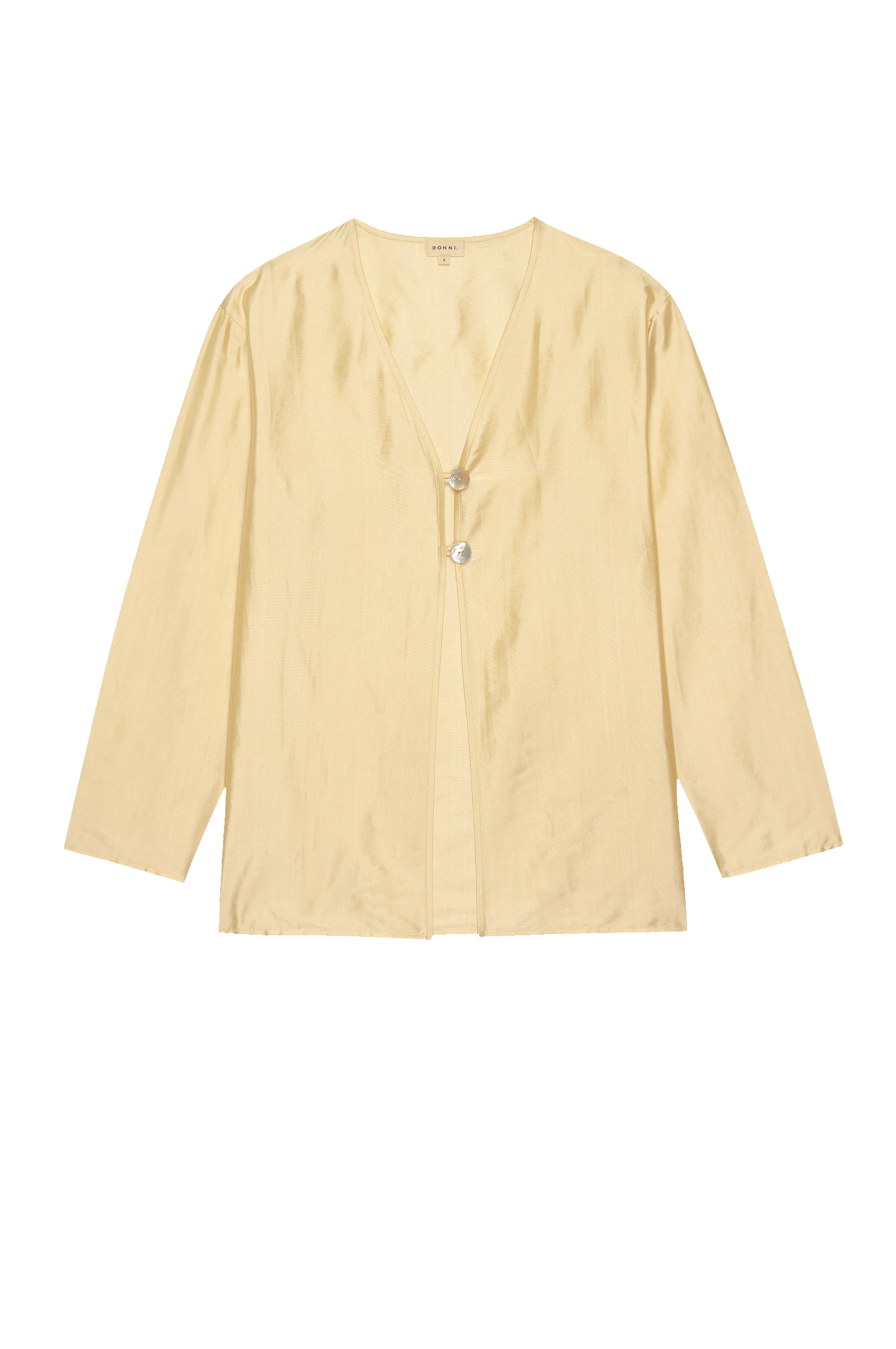 The Taffeta Split Top sold by DONNI. product image thumbnail 2