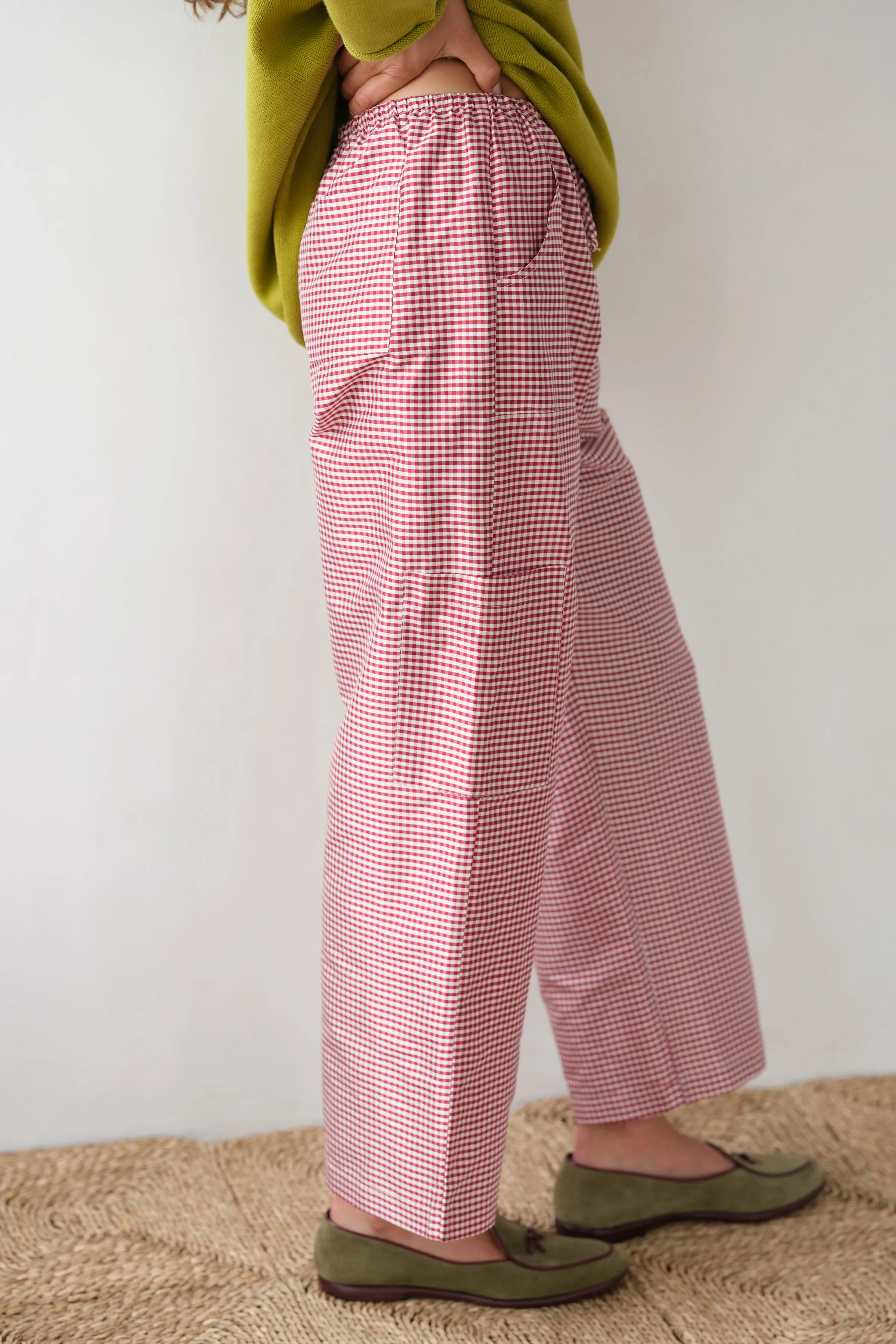 The Taffeta Drawstring Cargo Pant sold by DONNI. product image thumbnail 4