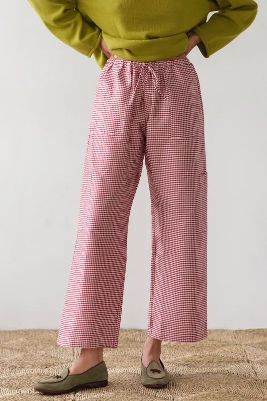 The Taffeta Drawstring Cargo Pant sold by DONNI.