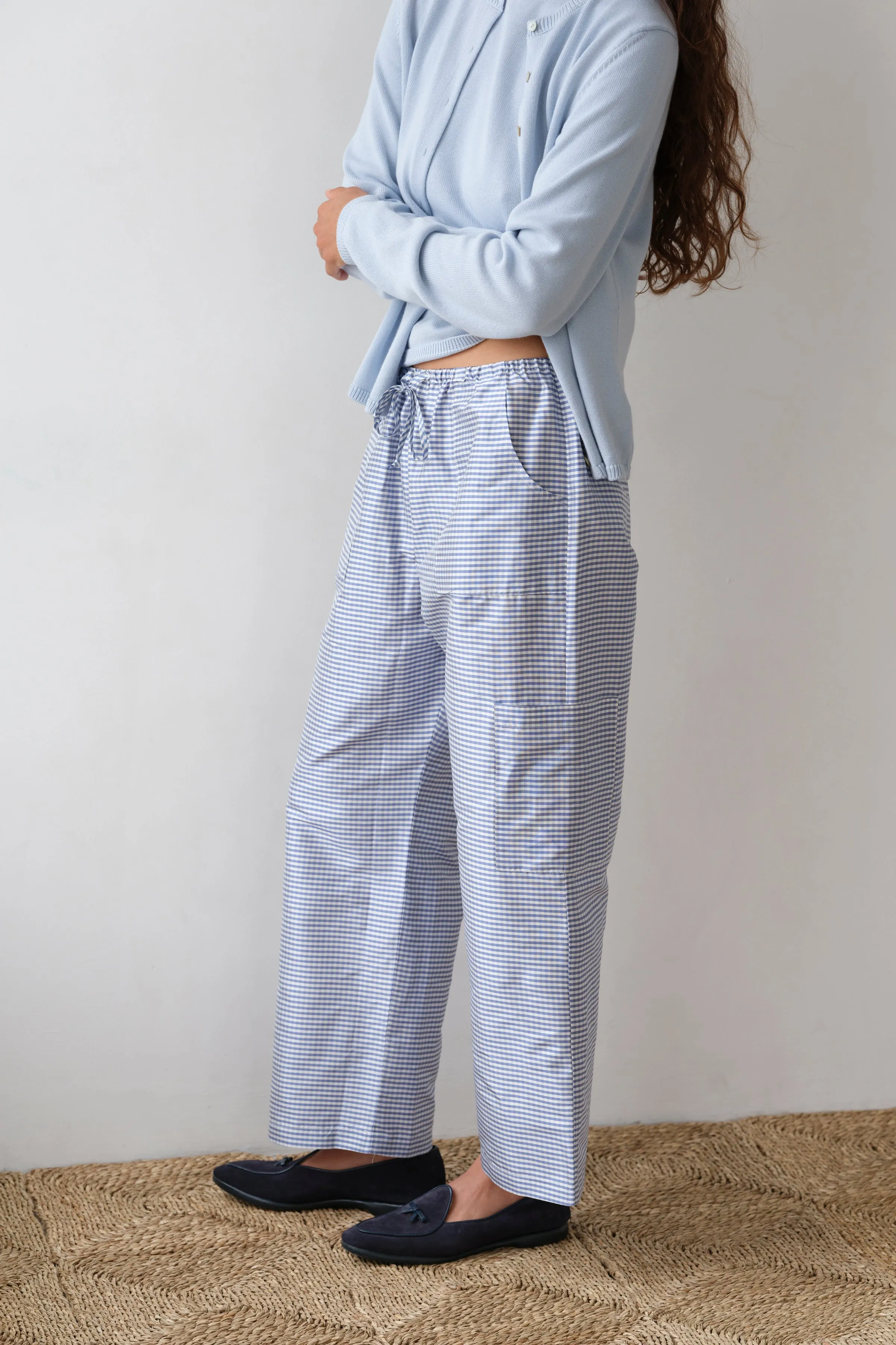 The Taffeta Drawstring Cargo Pant sold by DONNI. product image thumbnail 4
