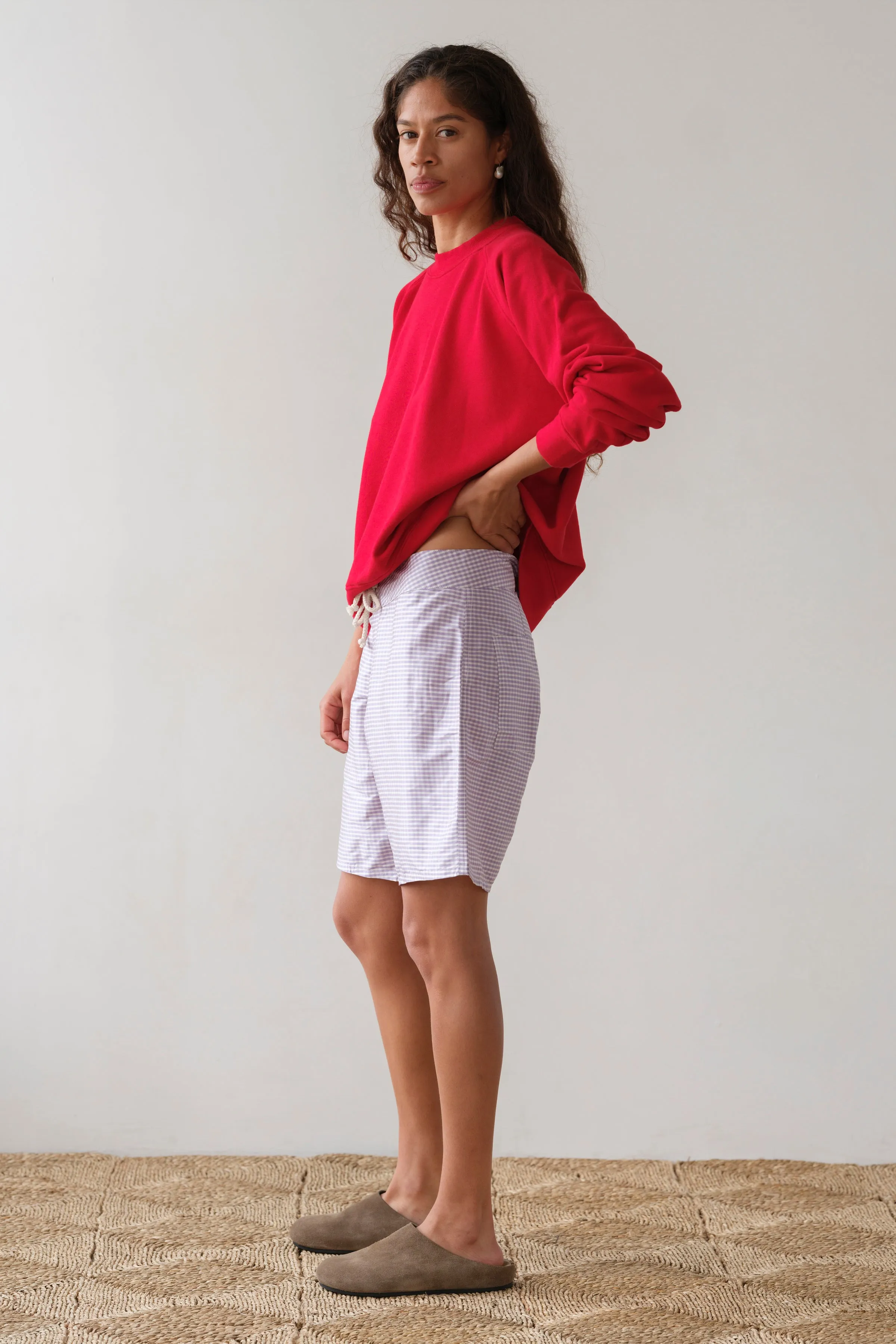 The Taffeta Board Short sold by DONNI. product image thumbnail 5