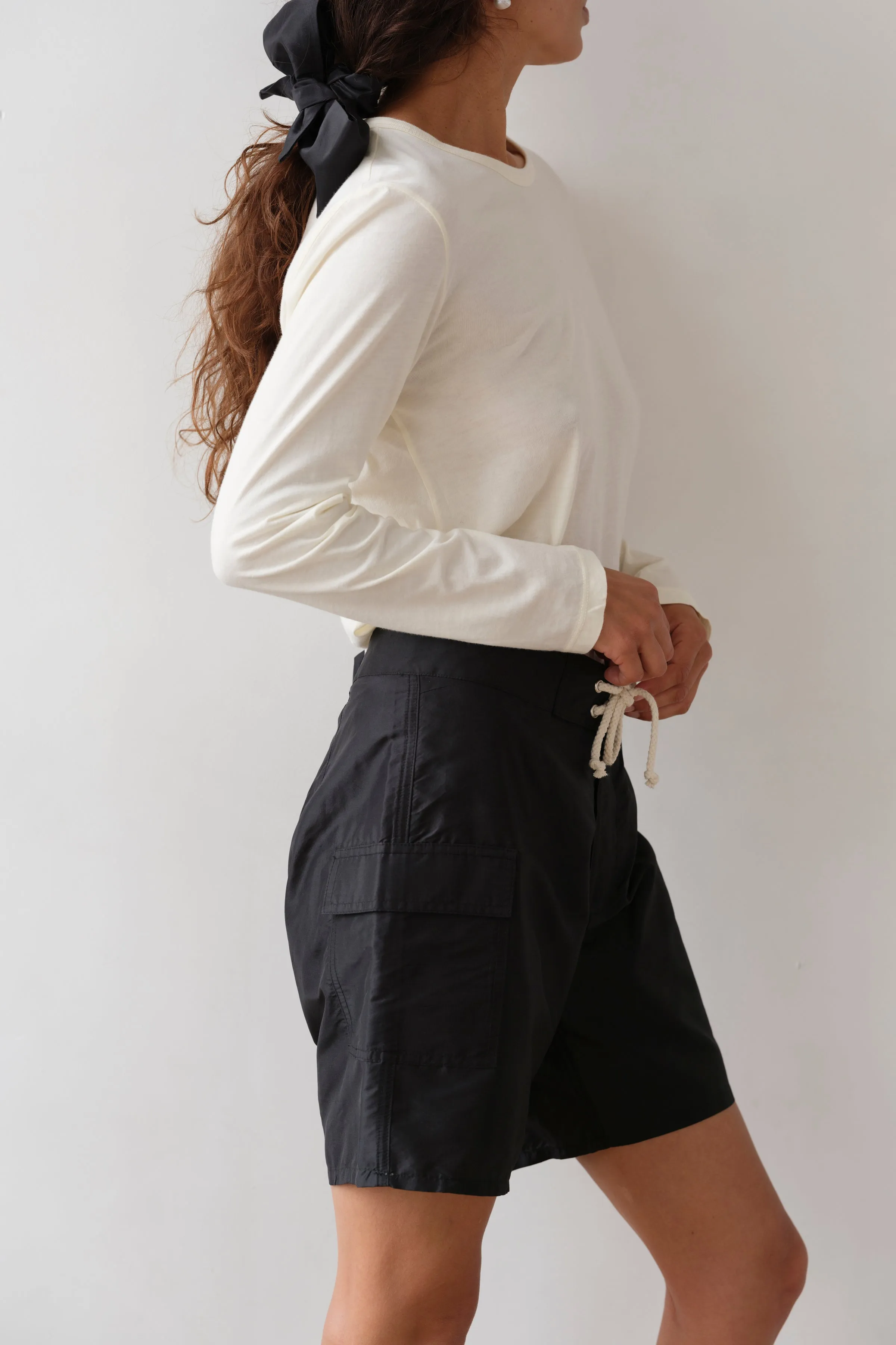 The Taffeta Board Short sold by DONNI. product image thumbnail 3