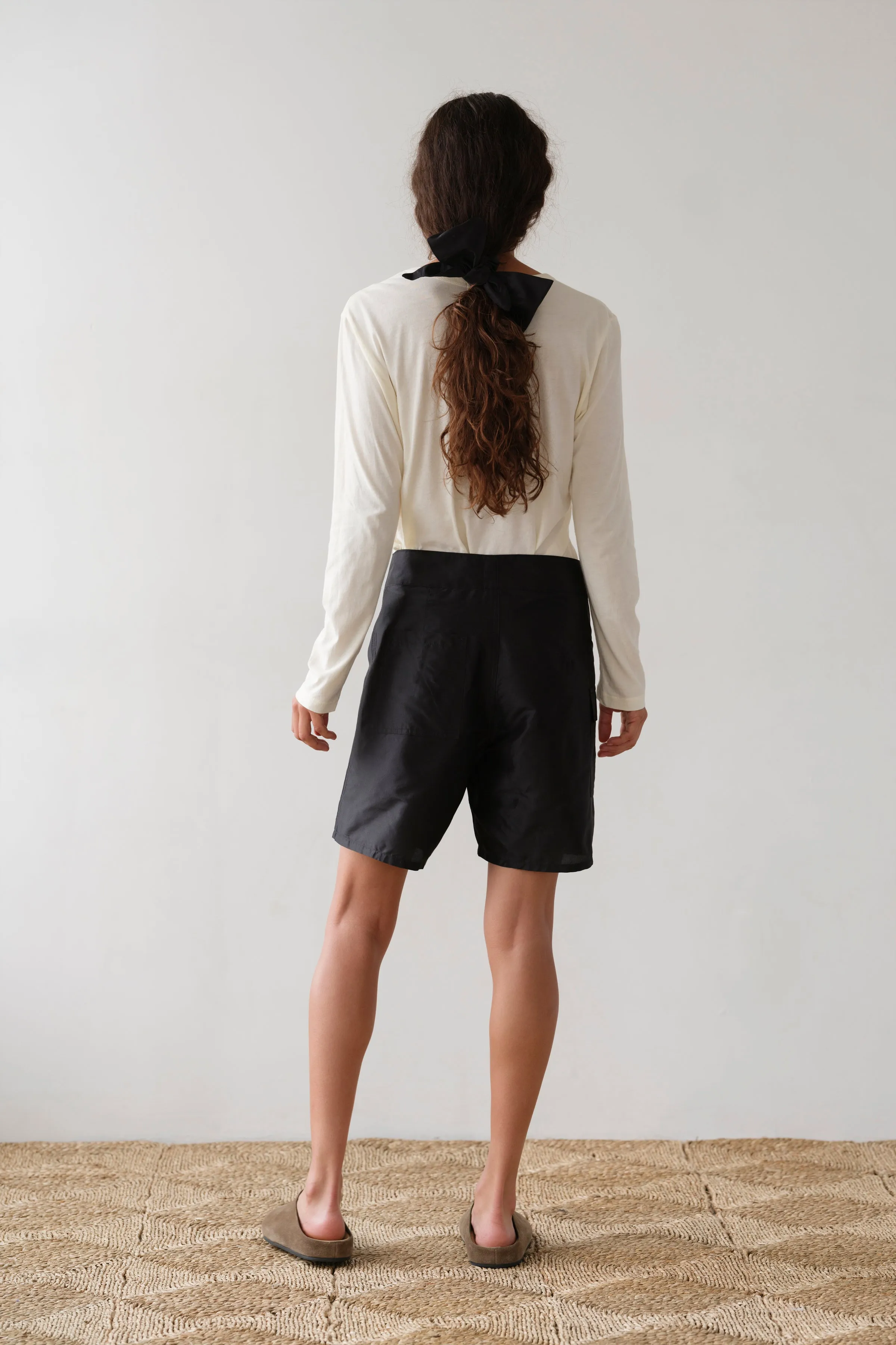 The Taffeta Board Short sold by DONNI. product image thumbnail 4