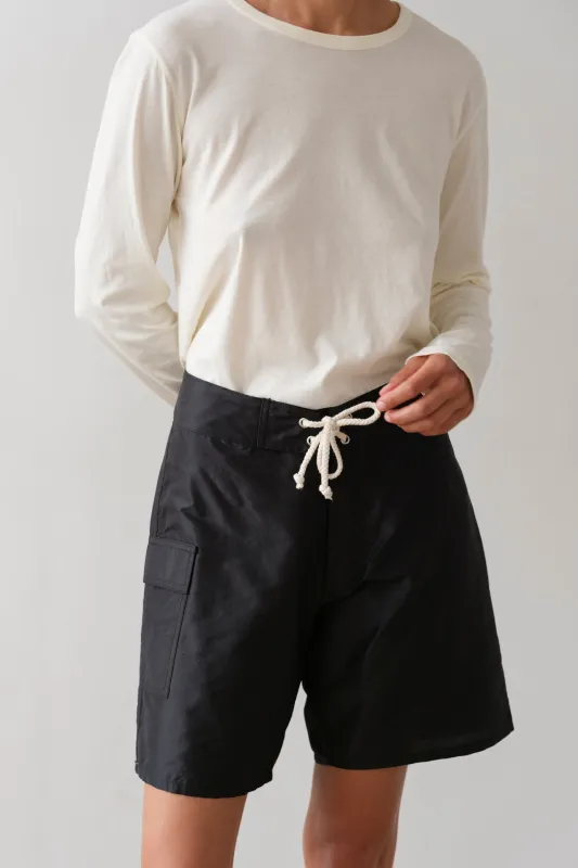 The Taffeta Board Short sold by DONNI.